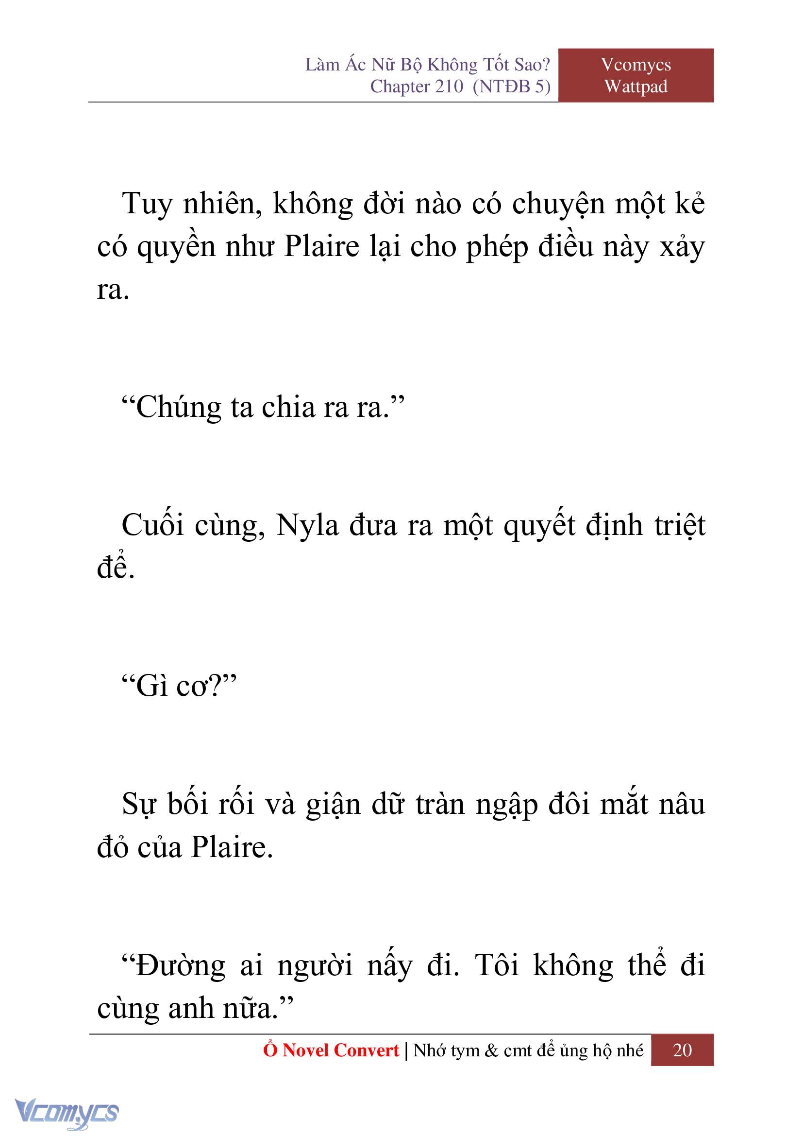 [Novel] Làm Ác Nữ Bộ Không Tốt Sao? Chap 210 - Trang 2