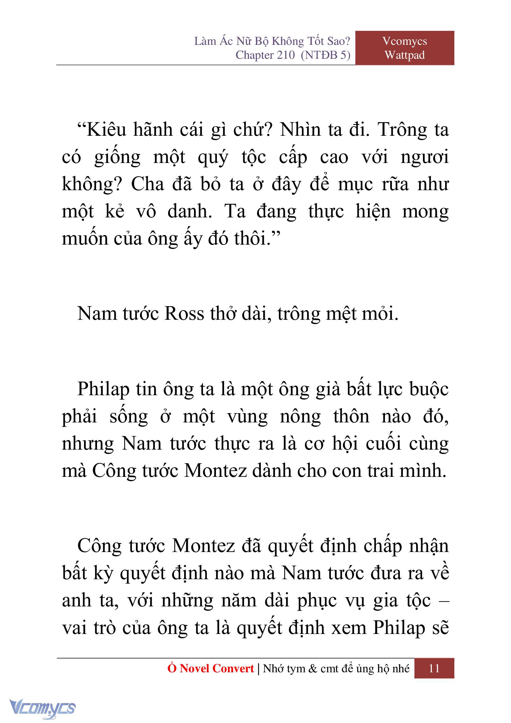 [Novel] Làm Ác Nữ Bộ Không Tốt Sao? Chap 210 - Trang 2