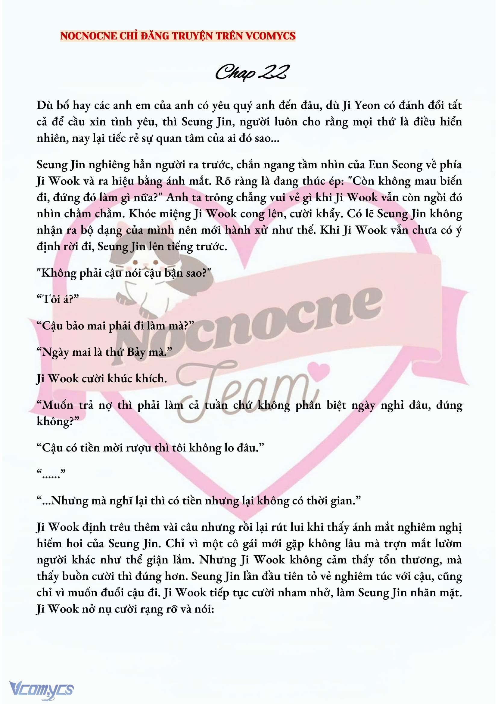 [NOVEL] CHÚNG TA KẾT THÚC VÀO MÙA THU Chap 22 - Next Chap 23