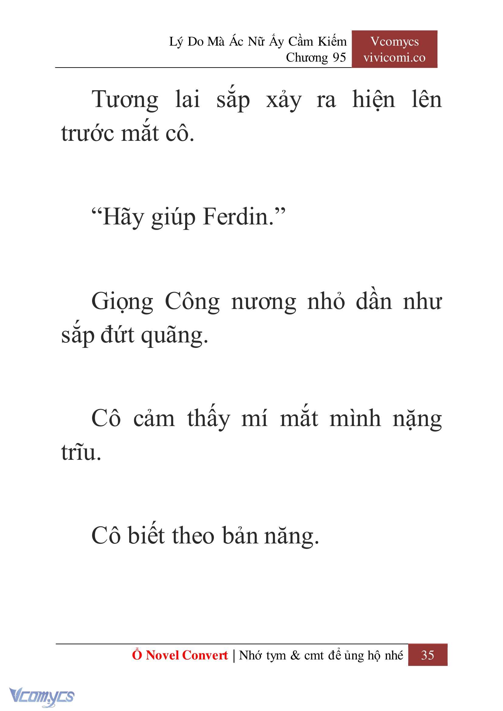 [Novel] Lý Do Mà Ác Nữ Ấy Cầm Kiếm Chap 95 - Next 