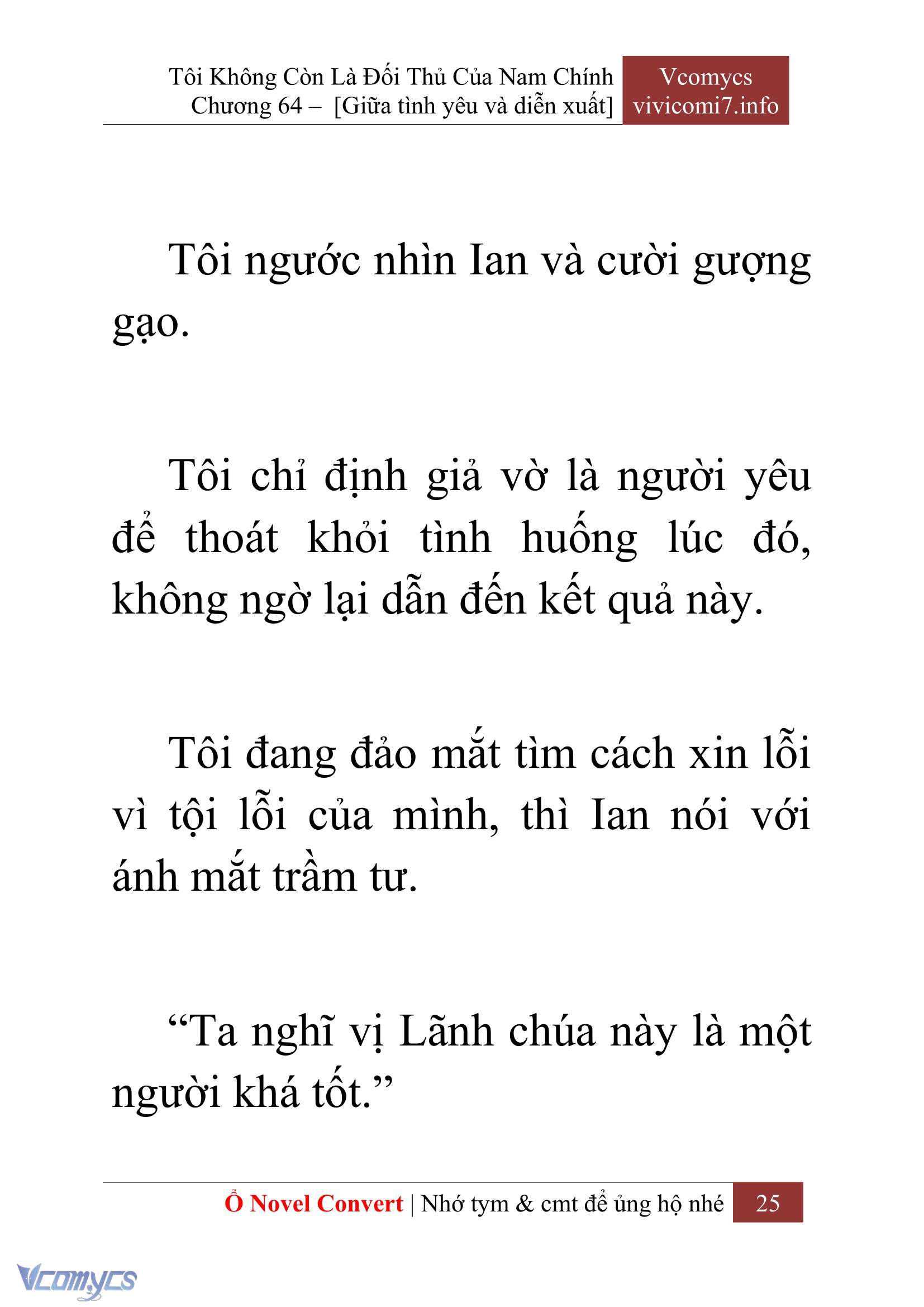 [Novel] Tôi Không Còn Là Đối Thủ Của Nam Chính Chap 64 - Trang 2