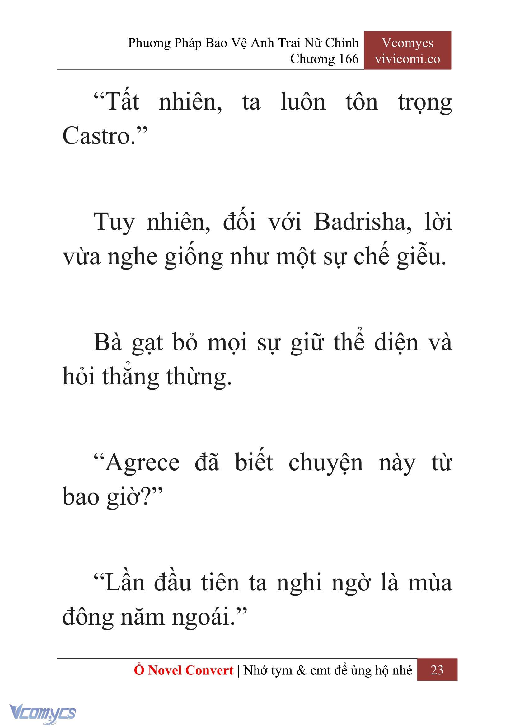 [Novel] Phương Pháp Bảo Vệ Anh Trai Nữ Chính Chap 166 - Trang 2