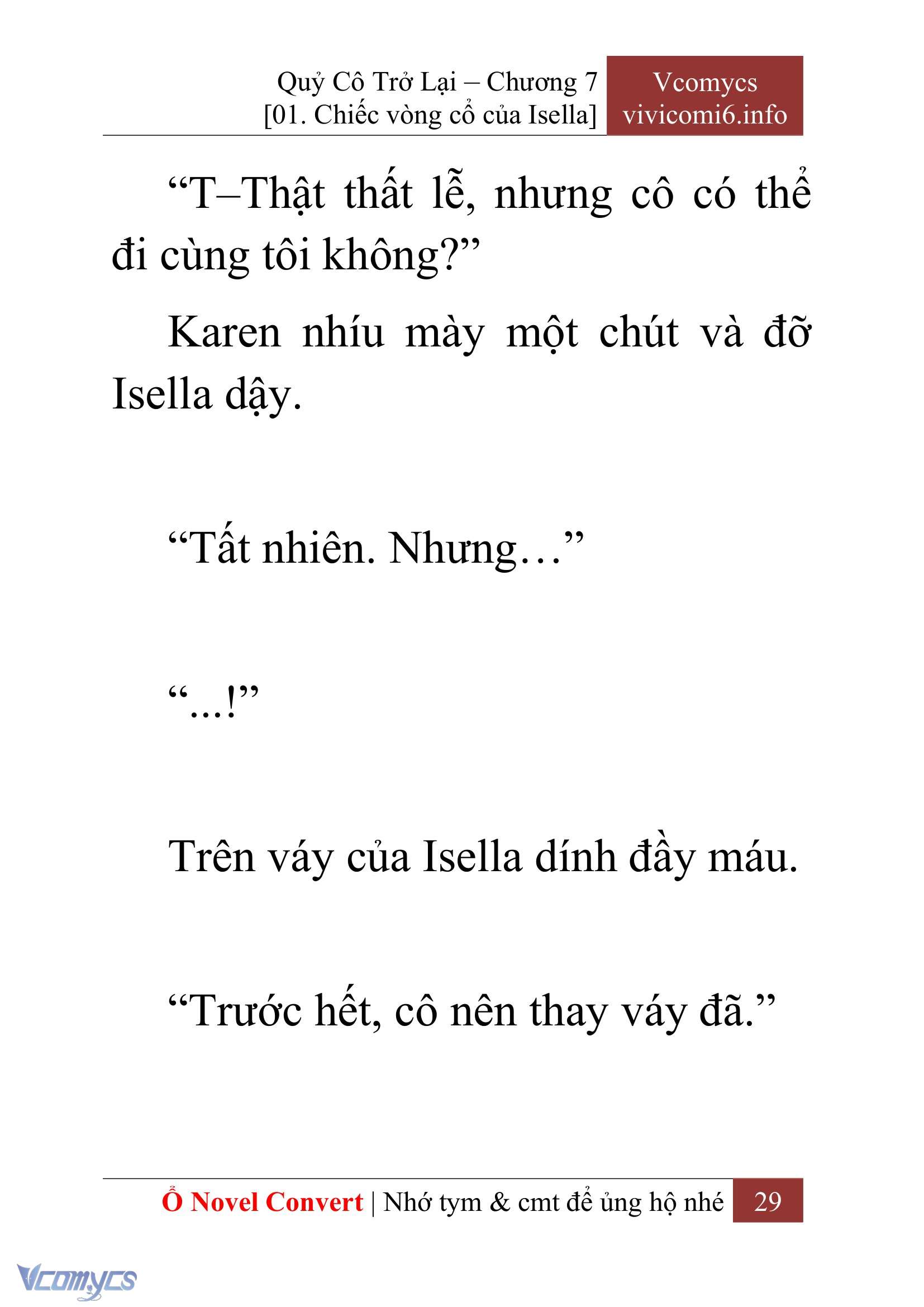 [Novel] Quý Cô Trở Lại Chap 7 - Trang 2
