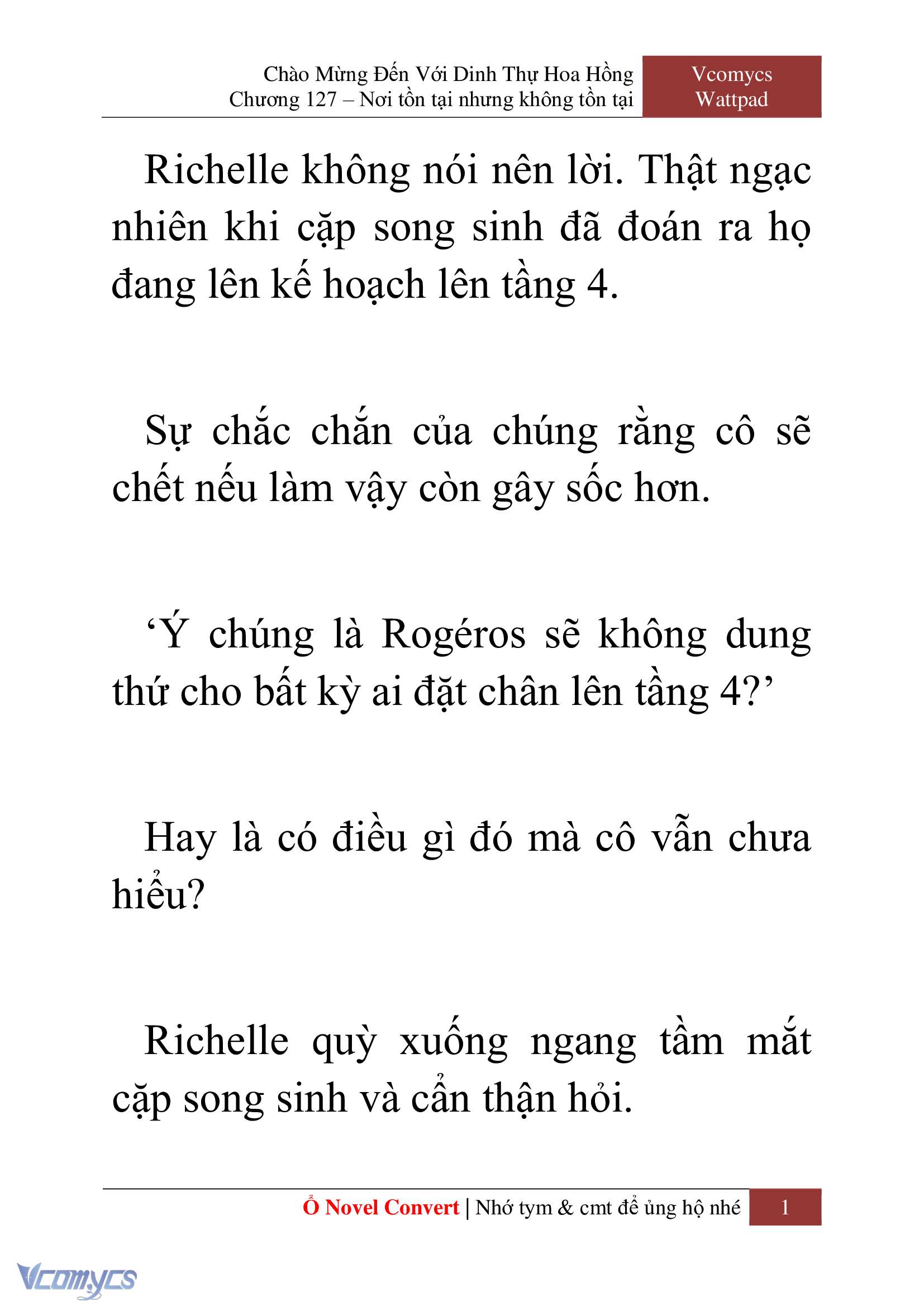 [Novel] Chào Mừng Đến Với Dinh Thự Hoa Hồng Chap 127 - Trang 2
