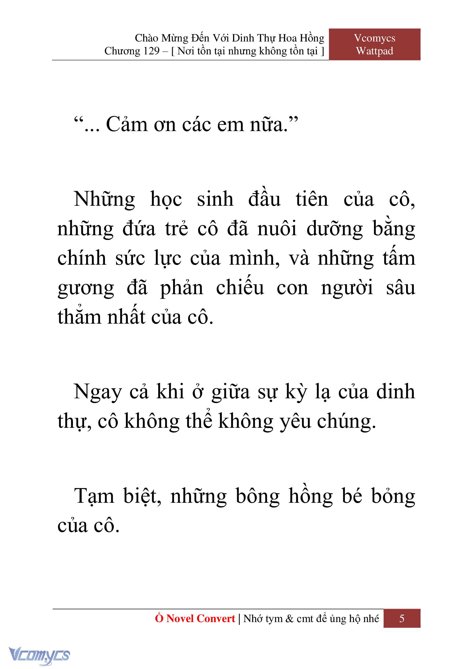 [Novel] Chào Mừng Đến Với Dinh Thự Hoa Hồng Chap 129 - Trang 2