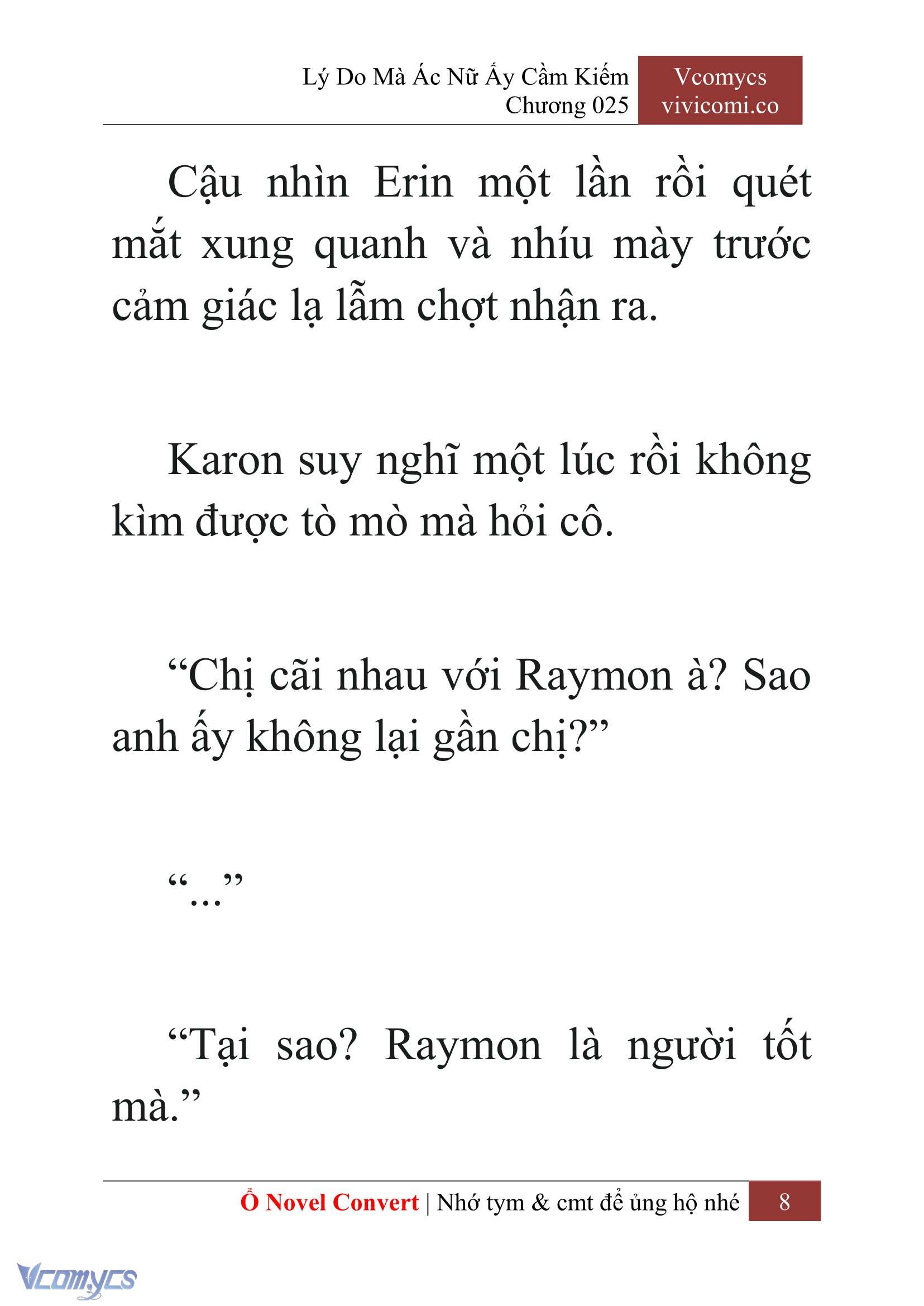 [Novel] Lý Do Mà Ác Nữ Ấy Cầm Kiếm Chap 25 - Trang 2
