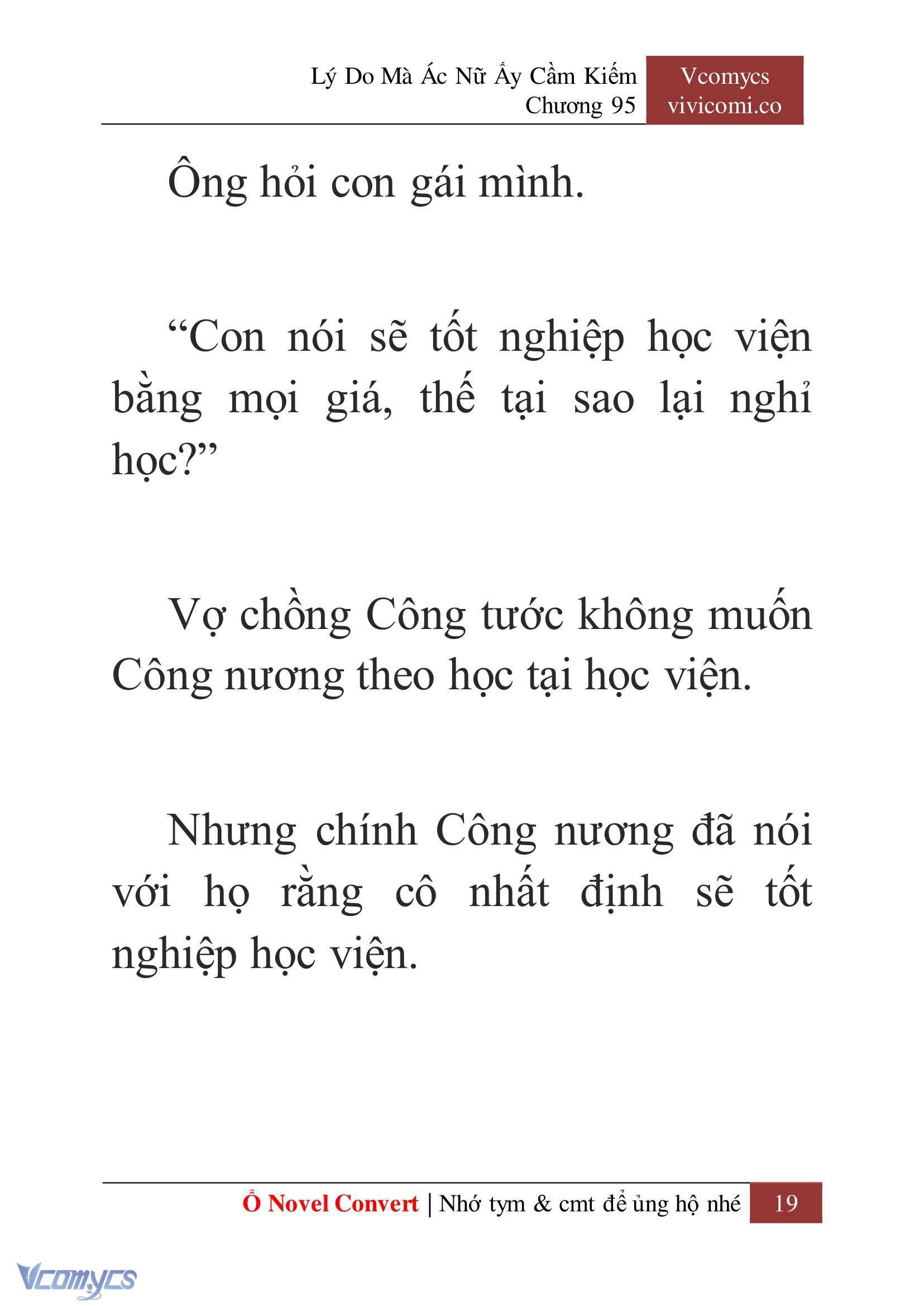 [Novel] Lý Do Mà Ác Nữ Ấy Cầm Kiếm Chap 95 - Next 