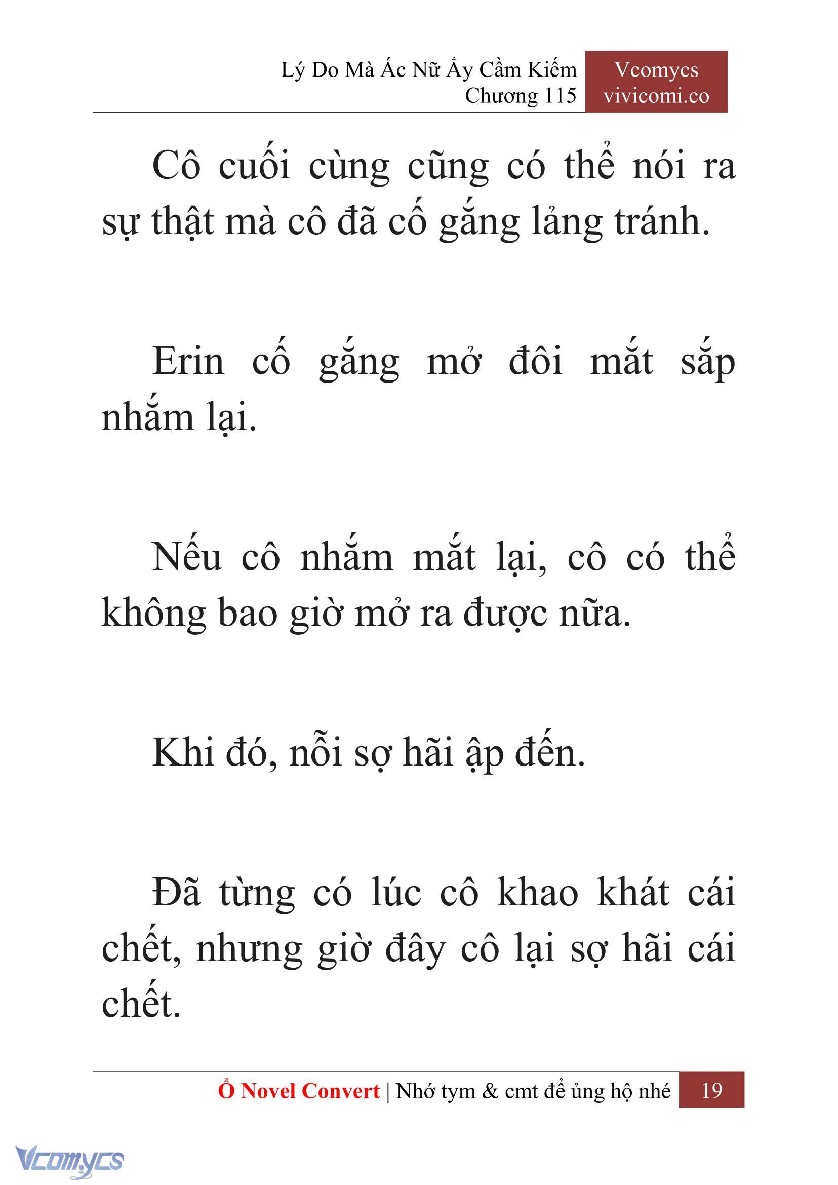 [Novel] Lý Do Mà Ác Nữ Ấy Cầm Kiếm Chap 115 - Next 