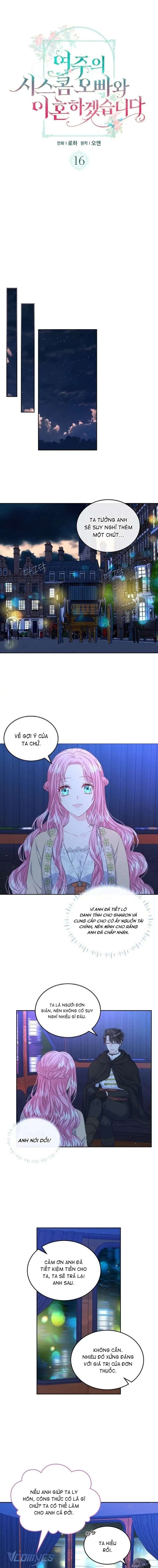 Tôi sẽ ly hôn với anh trai nữ chính Chap 16 - Trang 2