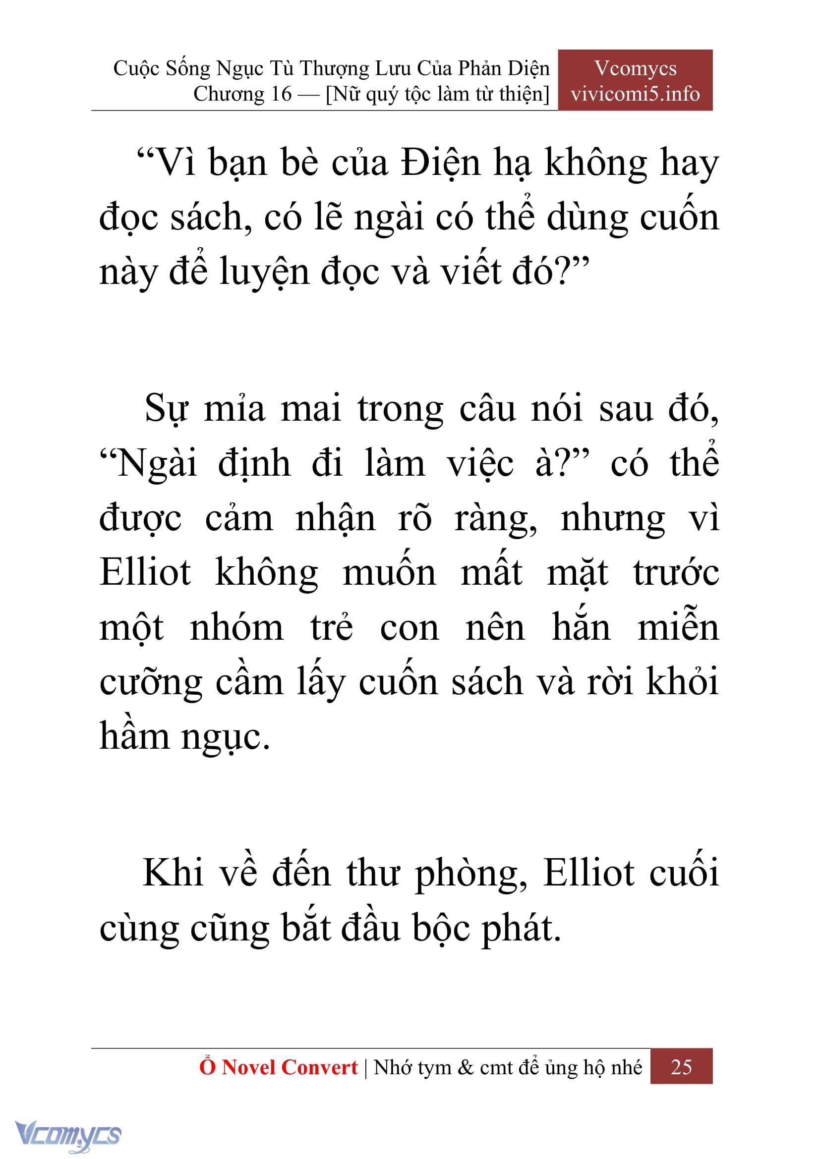 [Novel] Cuộc Sống Ngục Tù Thượng Lưu Của Nhân Vật Phản Diện Chap 16 - Trang 2