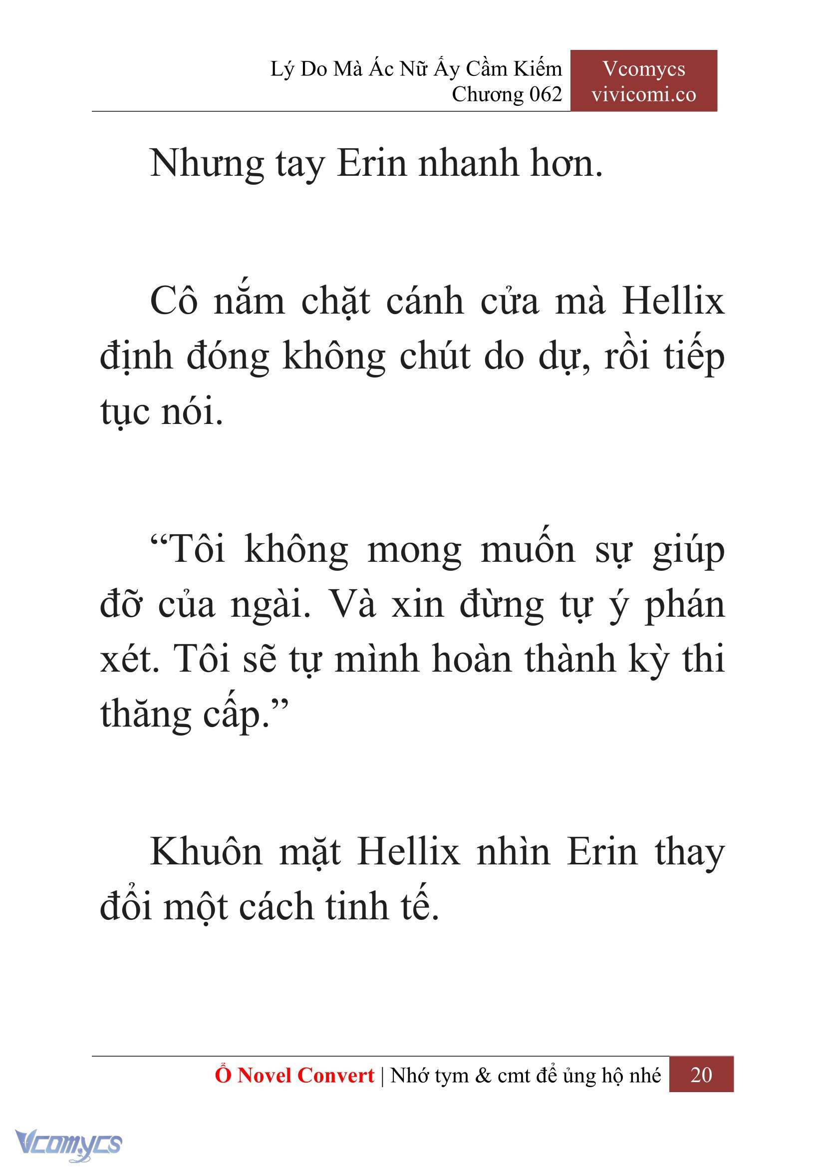 [Novel] Lý Do Mà Ác Nữ Ấy Cầm Kiếm Chap 62 - Trang 2