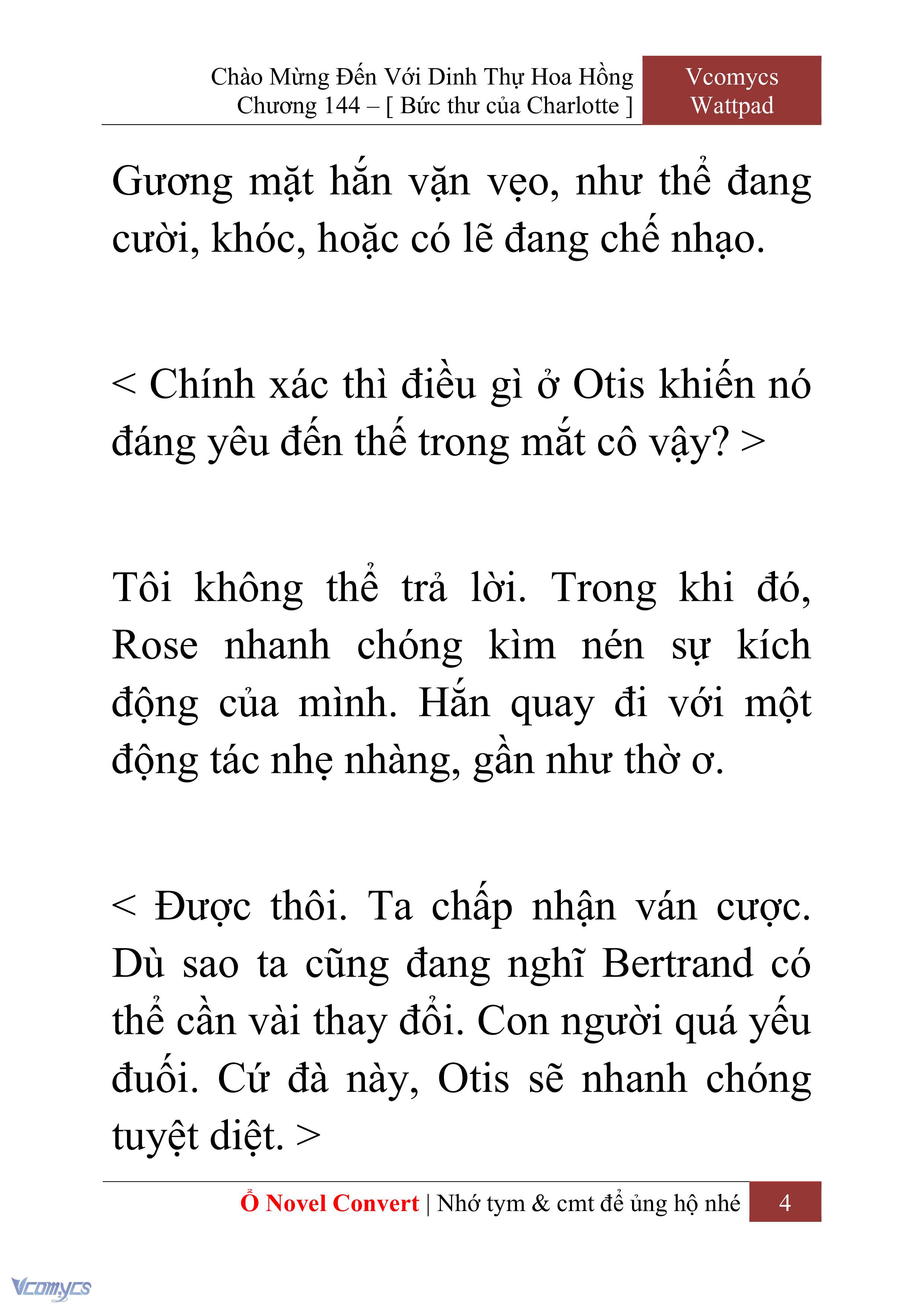 [Novel] Chào Mừng Đến Với Dinh Thự Hoa Hồng Chap 144 - Trang 2