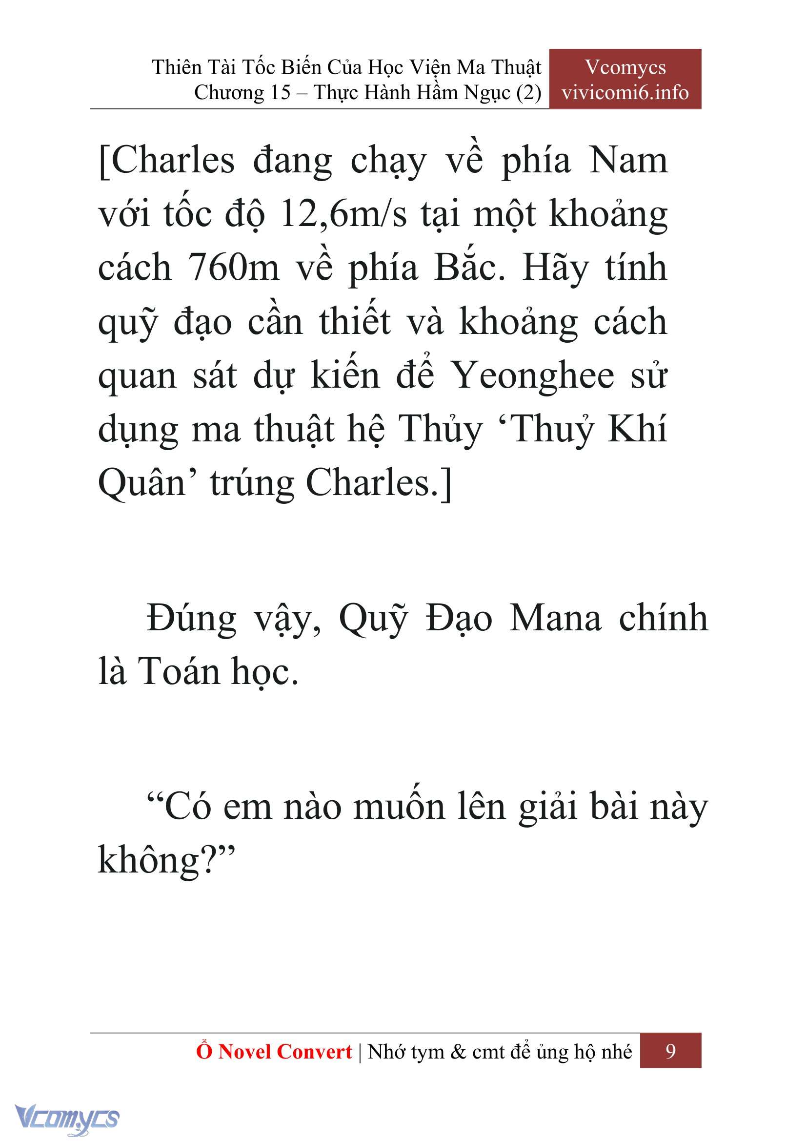 [Novel] Thiên Tài Tốc Biến Của Học Viện Ma Thuật Chap 15 - Trang 2