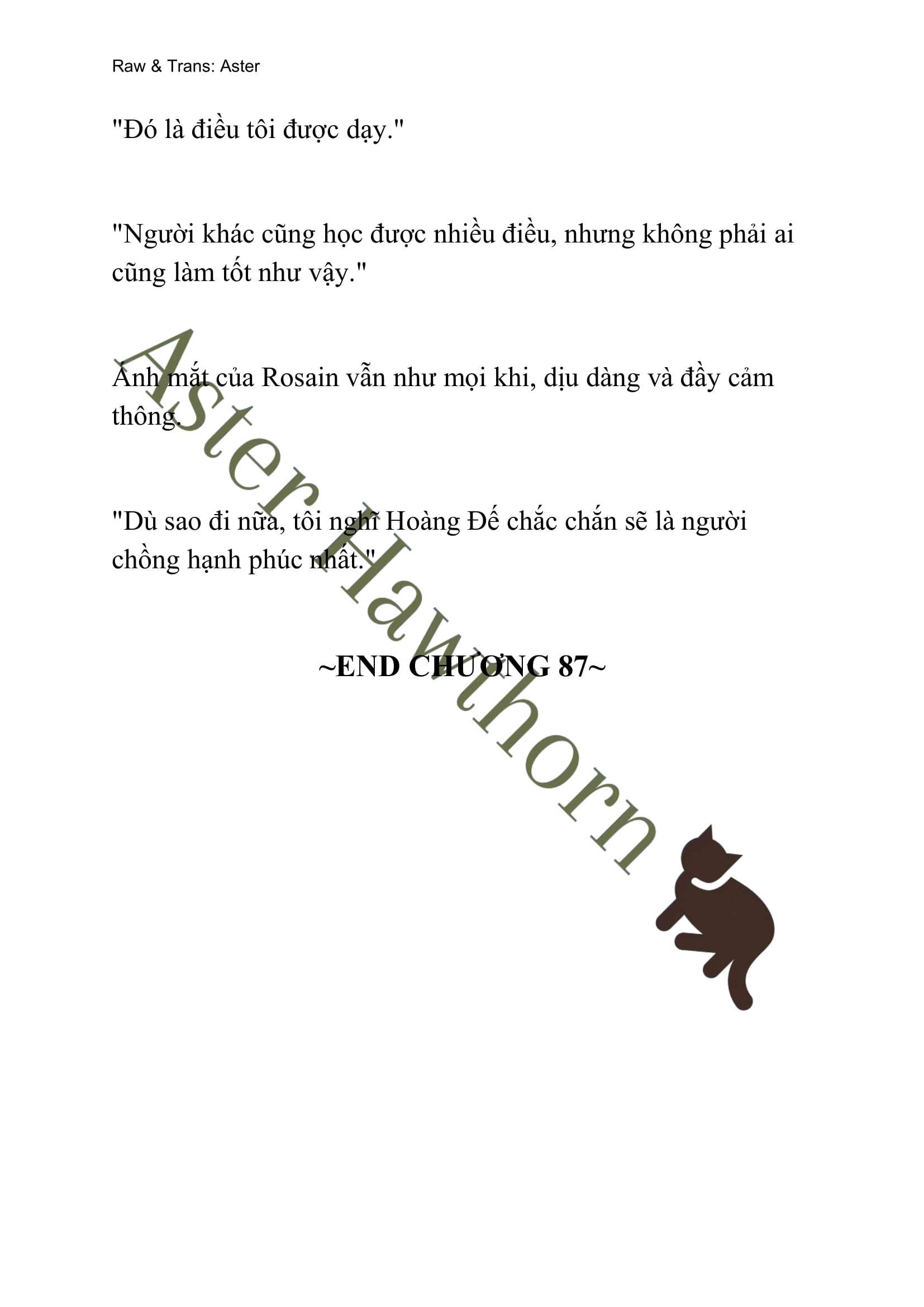 [NOVEL] Búp Bê Trong Phòng Ngủ Của Công Chúa Chap 87 - Next Chap 88