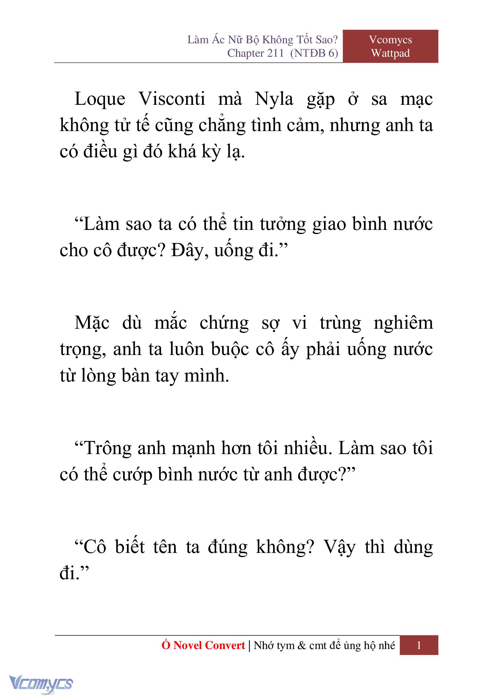 [Novel] Làm Ác Nữ Bộ Không Tốt Sao? Chap 211 - Trang 2