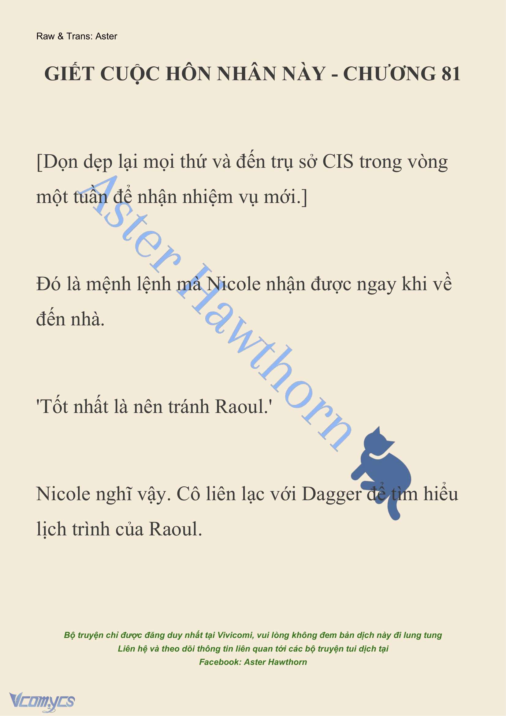 [NOVEL] Giết Cuộc Hôn Nhân Này Chap 81 - Trang 2