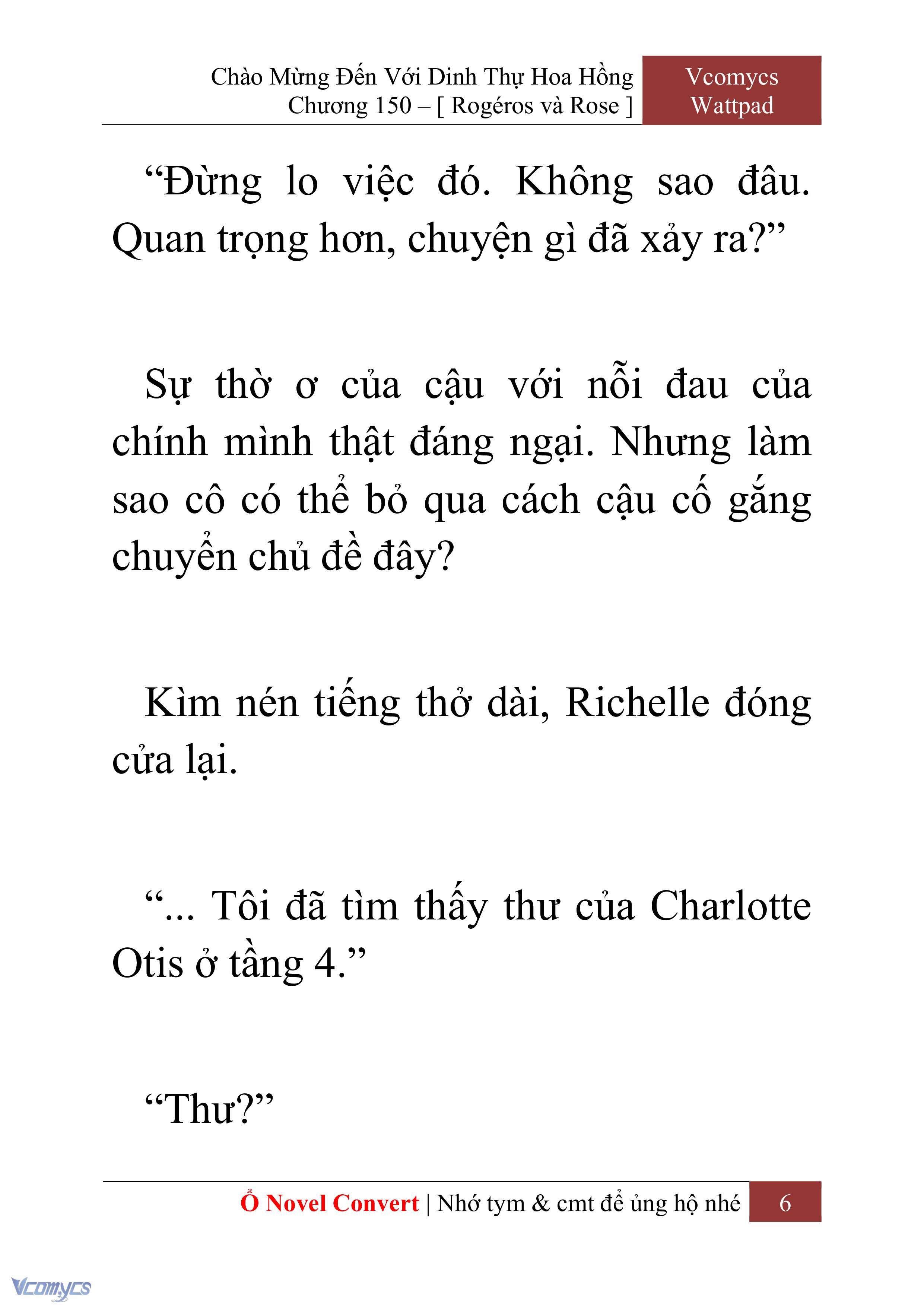 [Novel] Chào Mừng Đến Với Dinh Thự Hoa Hồng Chap 150 - Trang 2