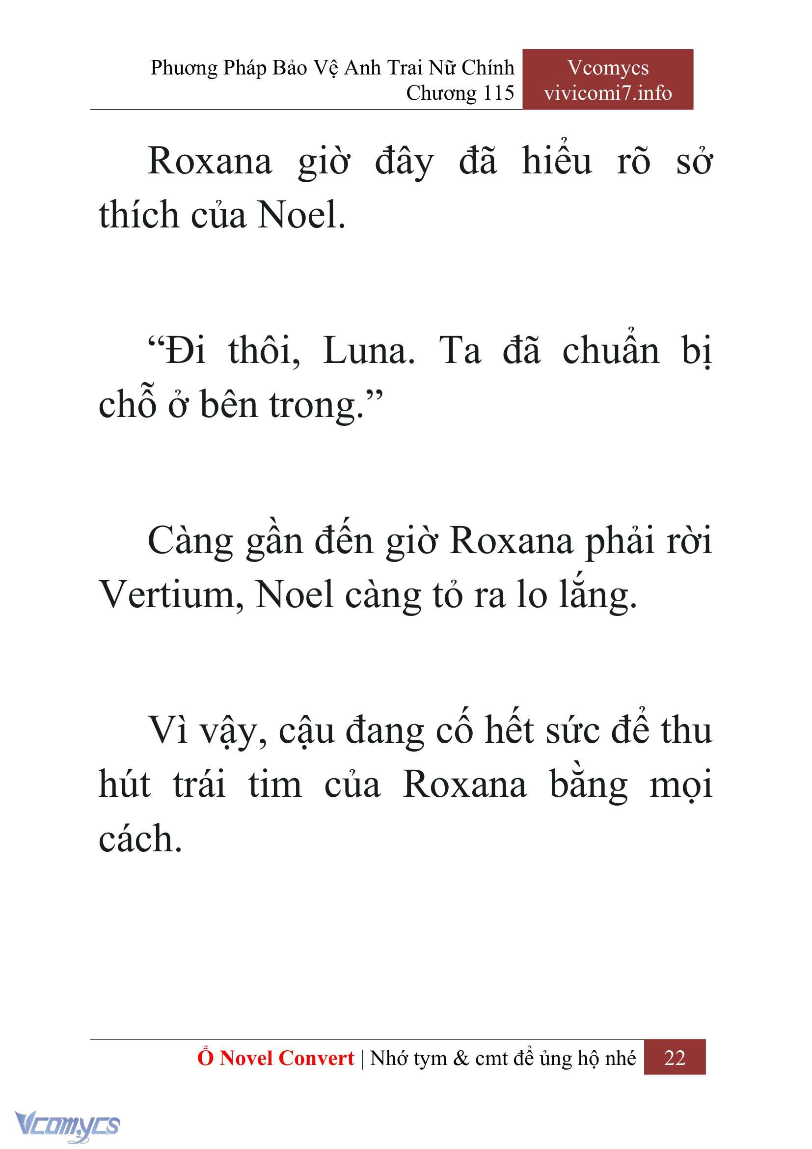 [Novel] Phương Pháp Bảo Vệ Anh Trai Nữ Chính Chap 115 - Trang 2