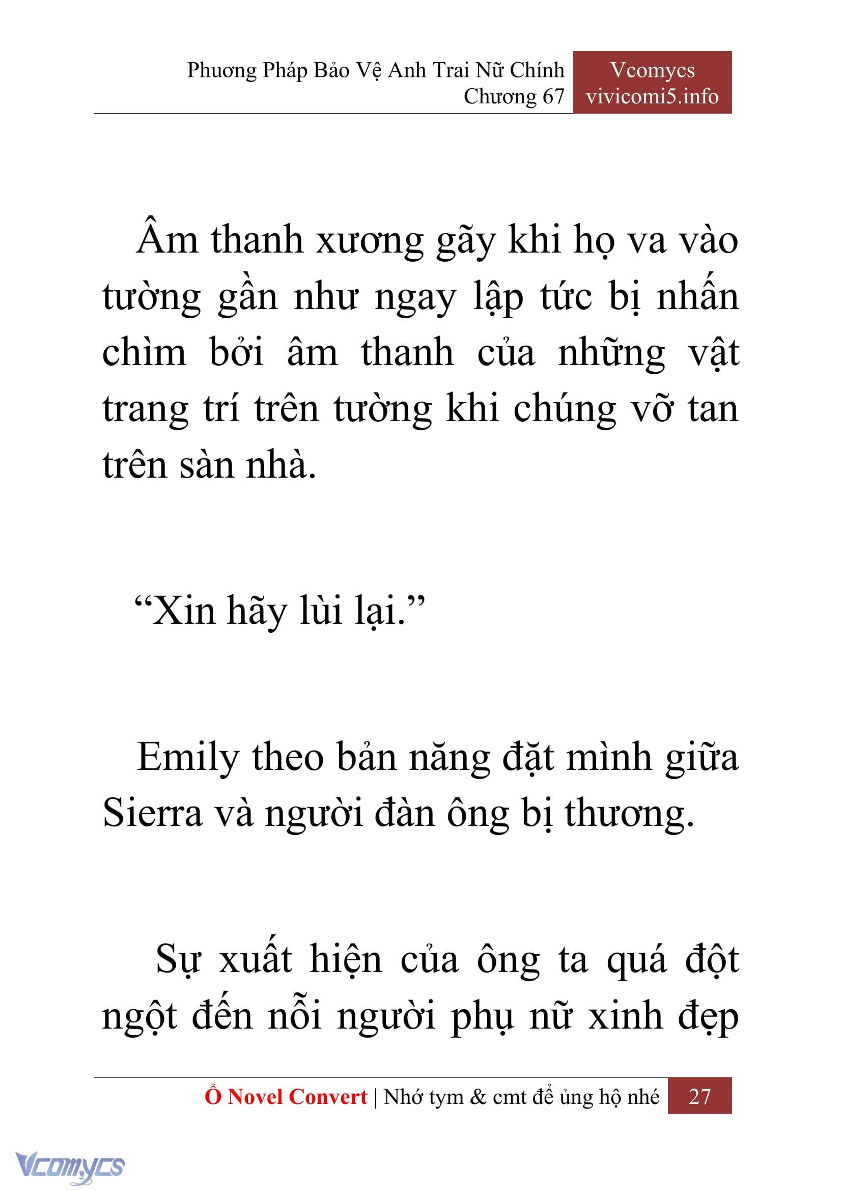 [Novel] Phương Pháp Bảo Vệ Anh Trai Nữ Chính Chap 67 - Trang 2