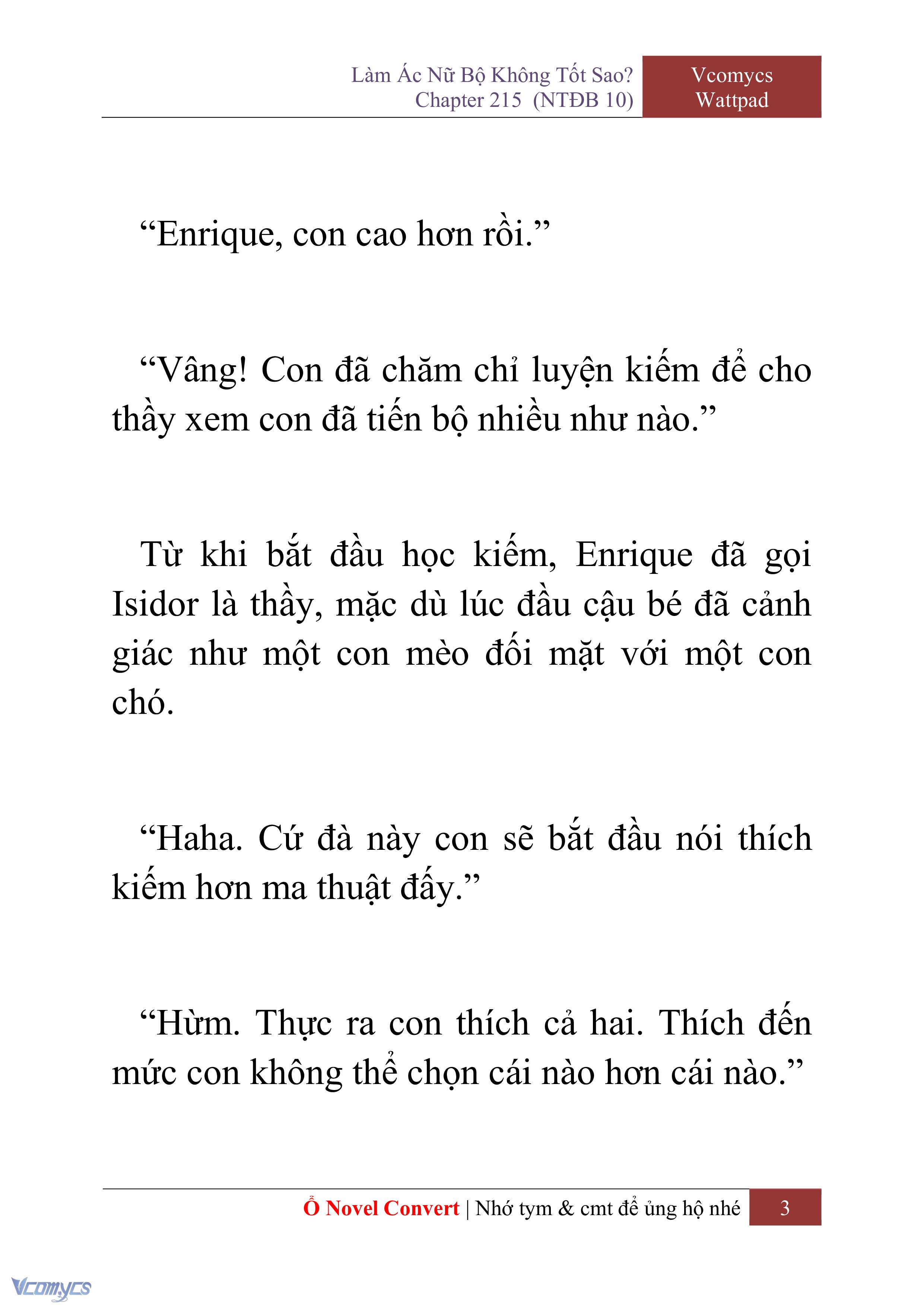 [Novel] Làm Ác Nữ Bộ Không Tốt Sao? Chap 215 - Trang 2