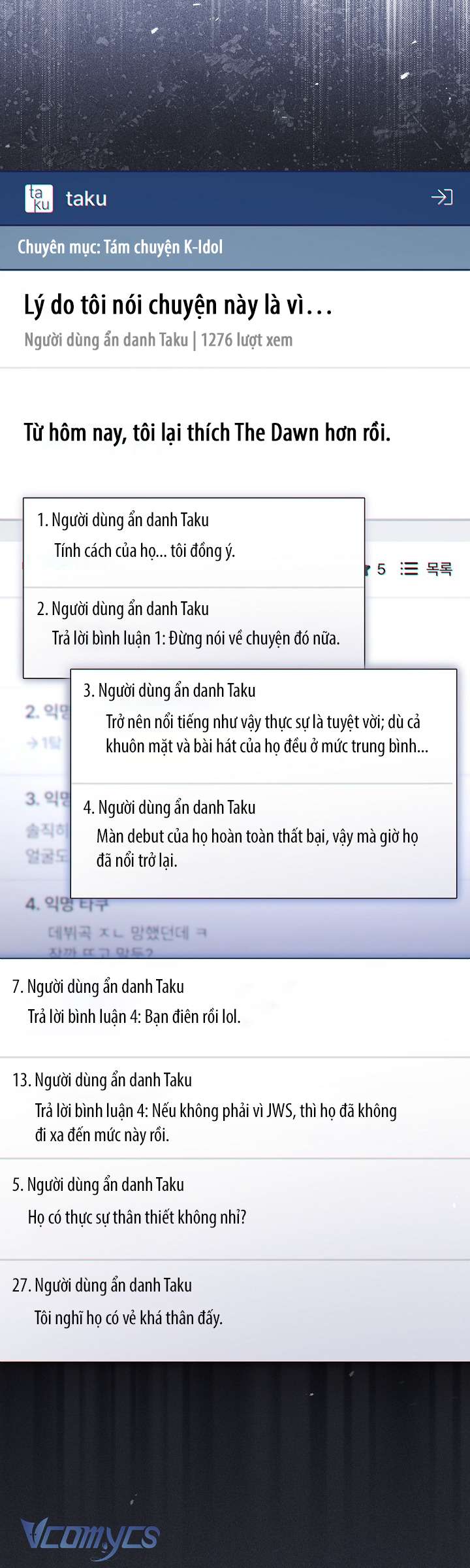 Rác Rưởi Sống Sót Với Thân Phận Thần Tượng PD Chap 9 - Next Chap 10