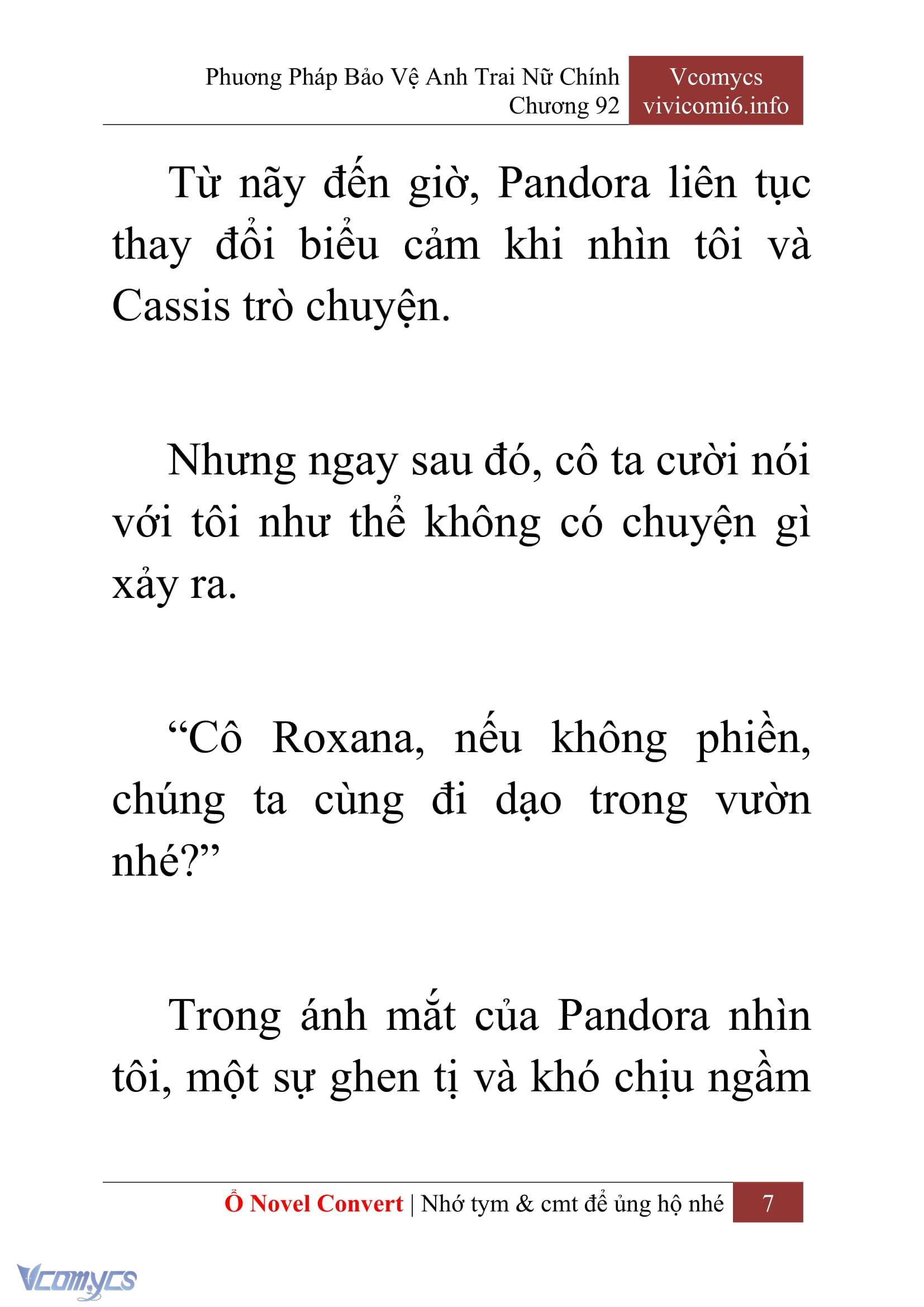 [Novel] Phương Pháp Bảo Vệ Anh Trai Nữ Chính Chap 92 - Trang 2