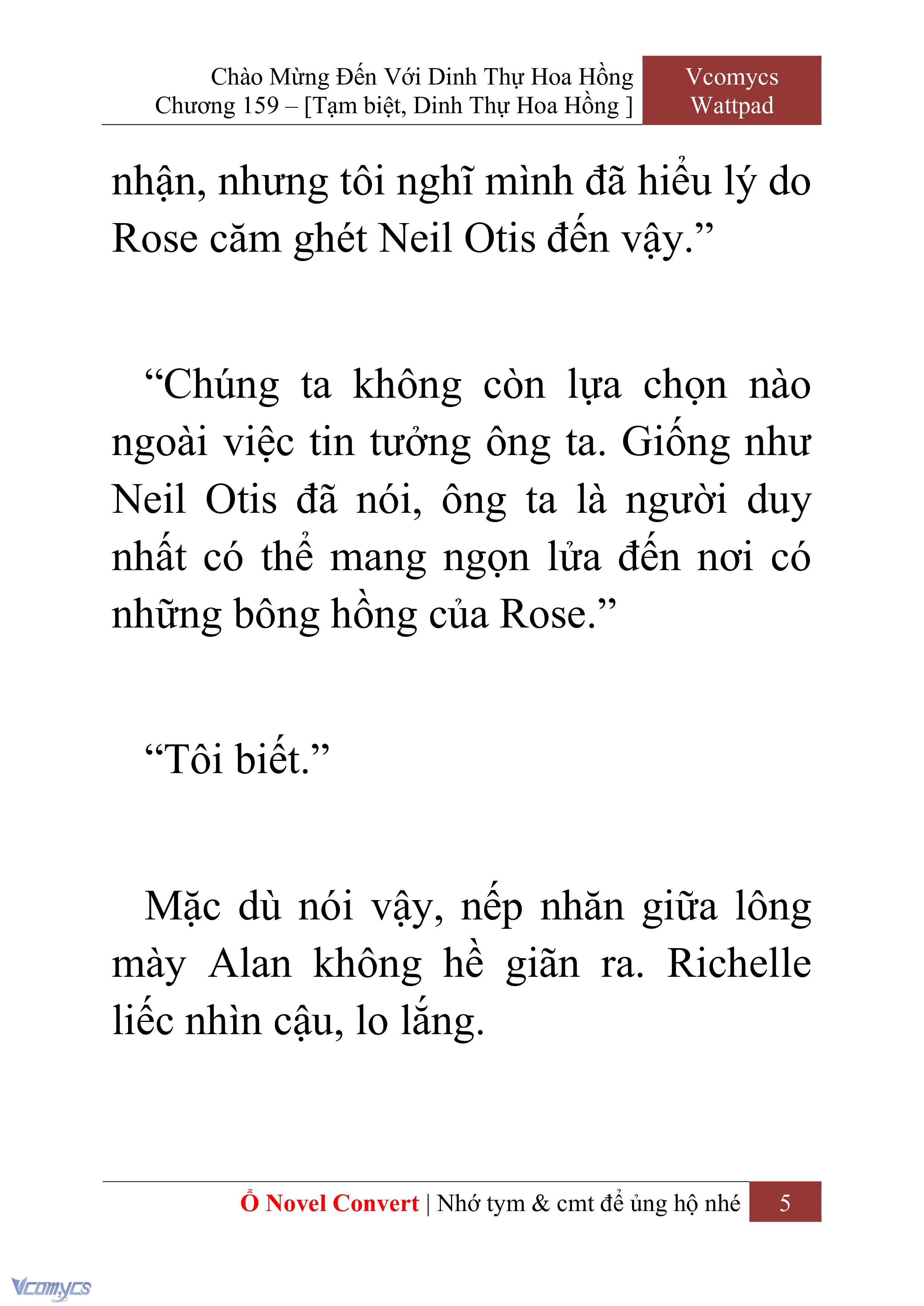 [Novel] Chào Mừng Đến Với Dinh Thự Hoa Hồng Chap 159 - Trang 2