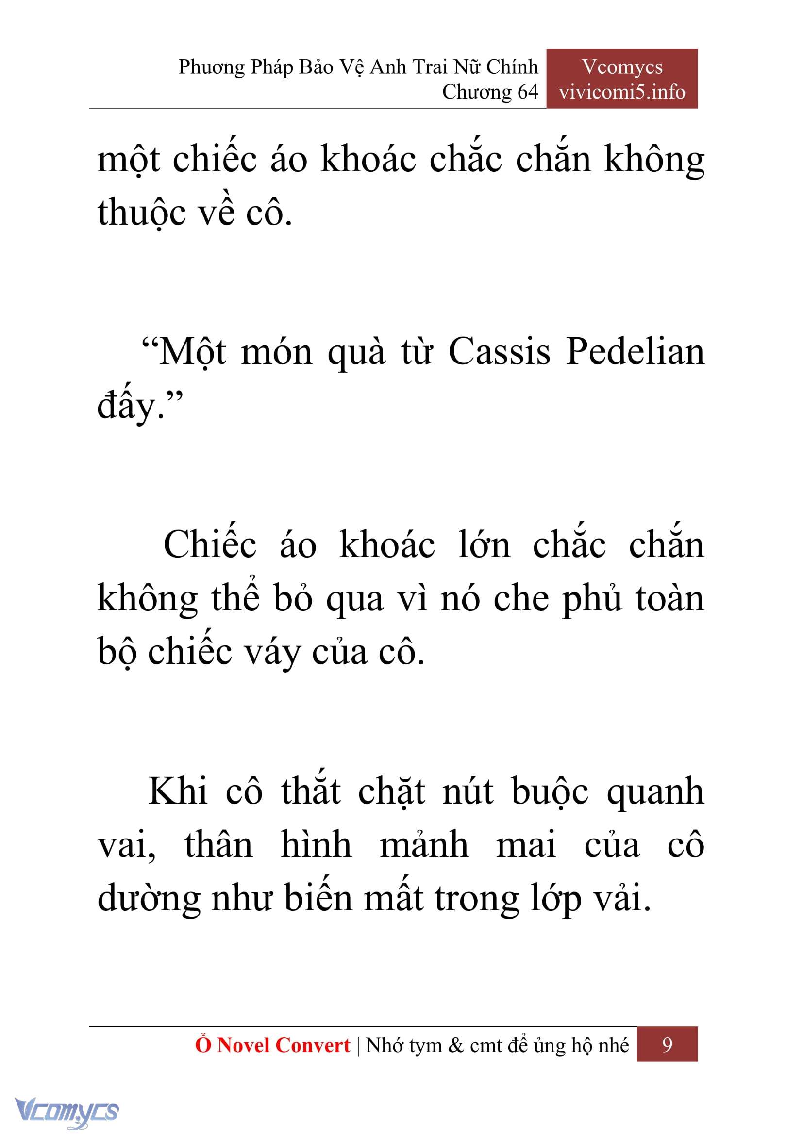 [Novel] Phương Pháp Bảo Vệ Anh Trai Nữ Chính Chap 64 - Trang 2
