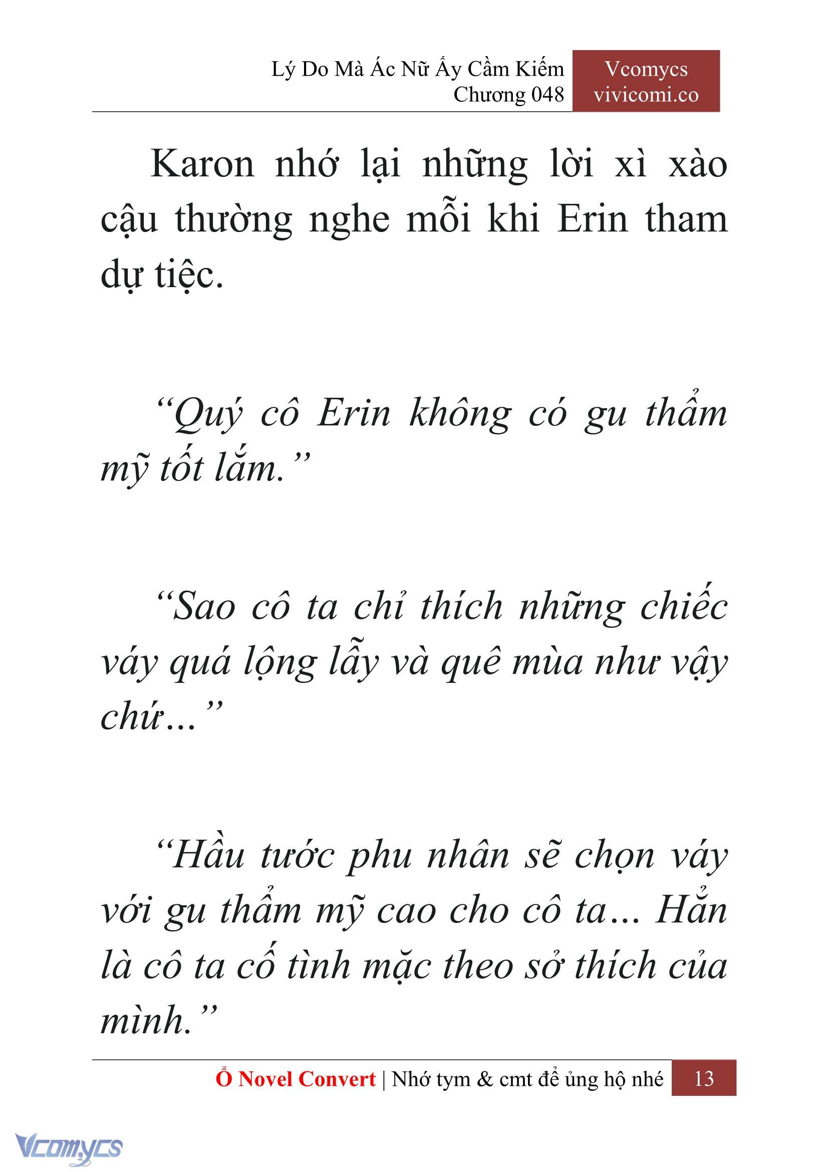 [Novel] Lý Do Mà Ác Nữ Ấy Cầm Kiếm Chap 48 - Next Chap 49