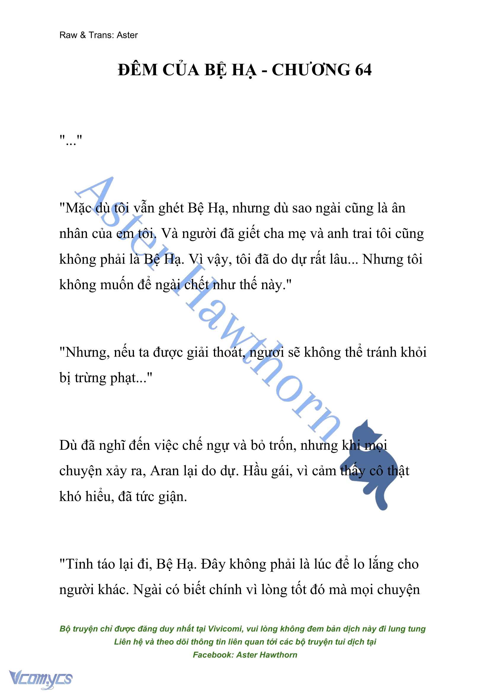 [NOVEL] Đêm Của Bệ Hạ Chap 64 - Next Chap 65