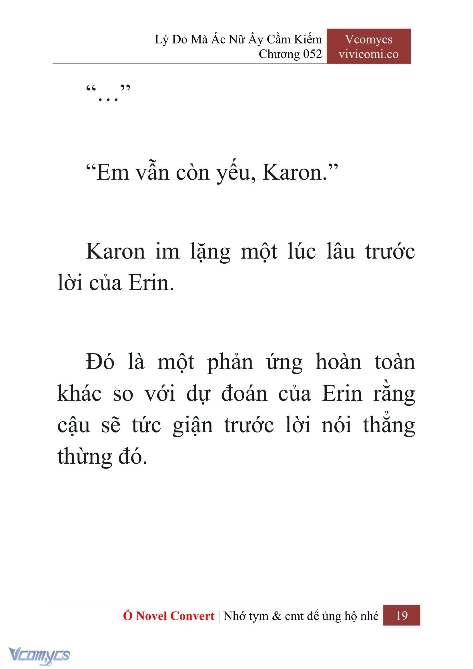 [Novel] Lý Do Mà Ác Nữ Ấy Cầm Kiếm Chap 52 - Trang 2