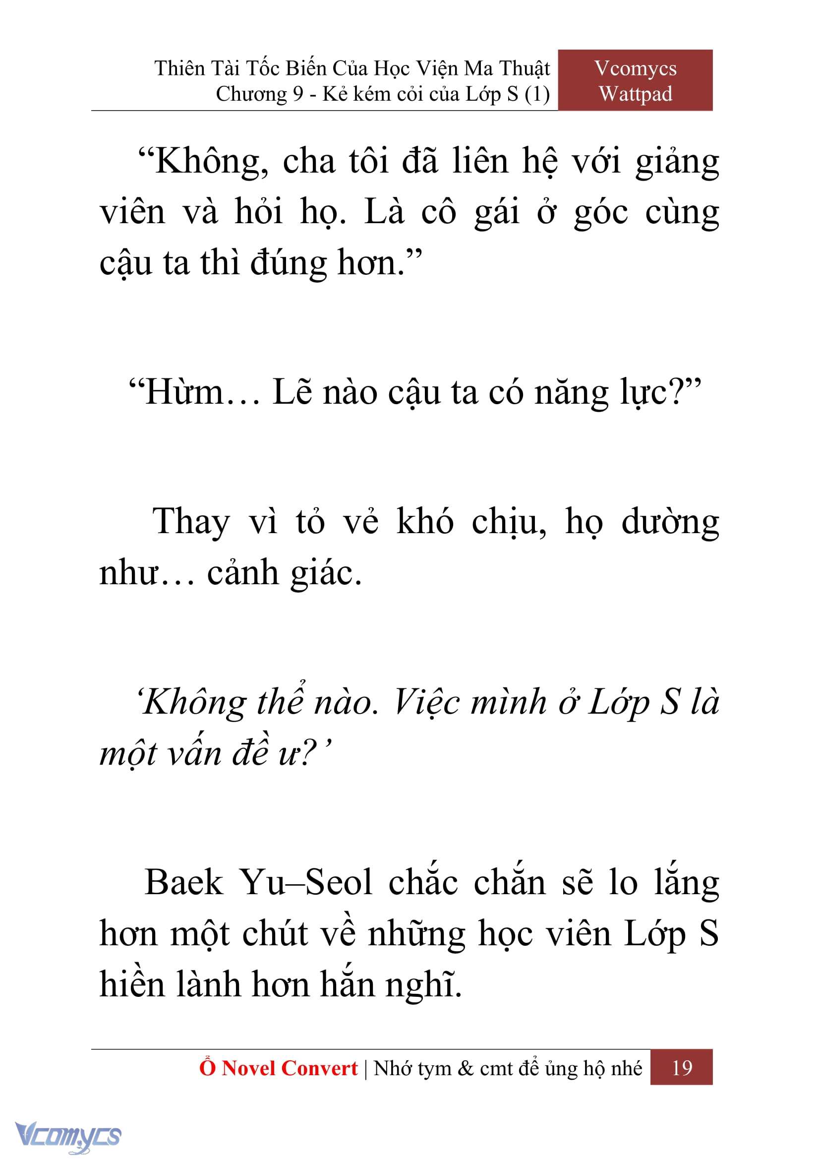 [Novel] Thiên Tài Tốc Biến Của Học Viện Ma Thuật Chap 9 - Trang 2