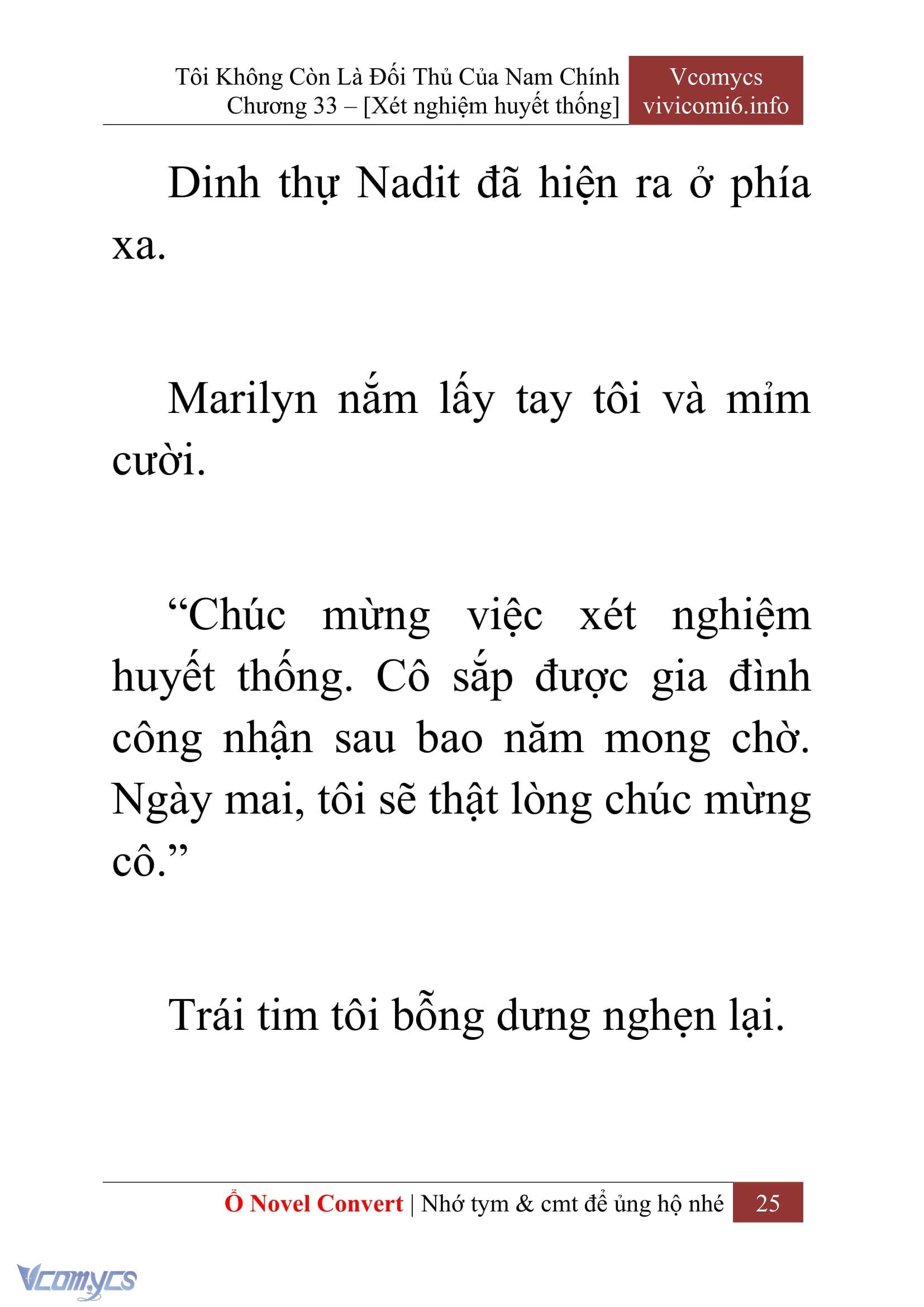 [Novel] Tôi Không Còn Là Đối Thủ Của Nam Chính Chap 33 - Trang 2