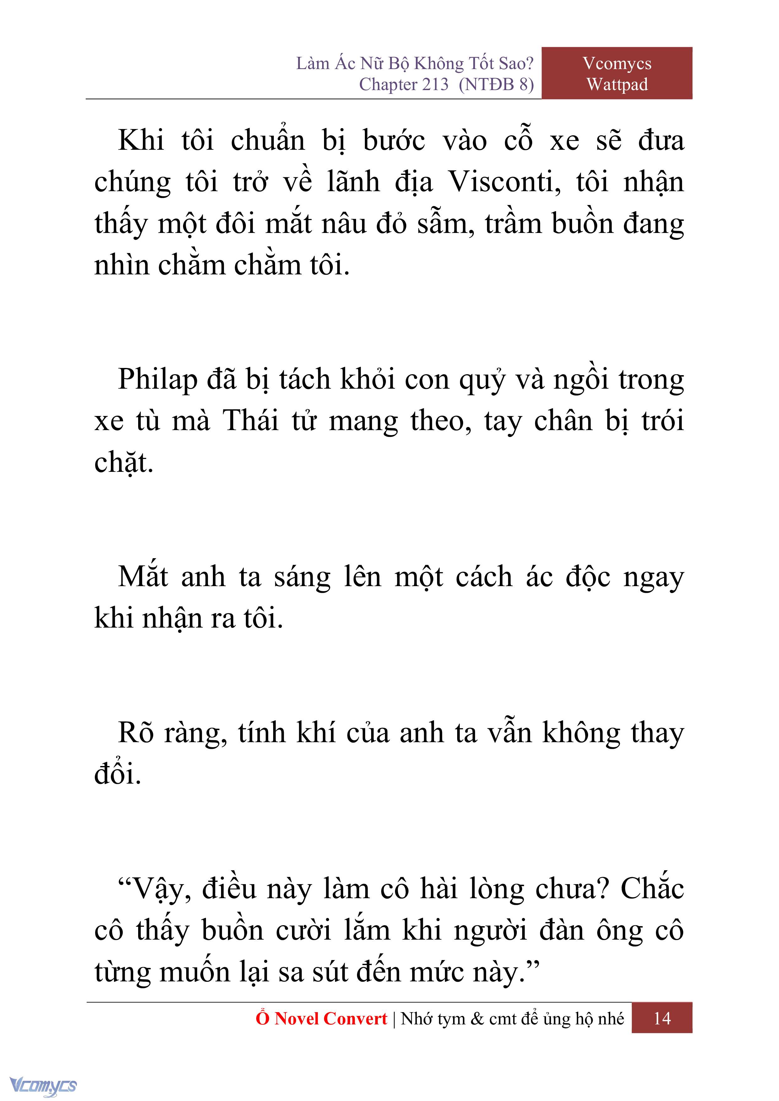 [Novel] Làm Ác Nữ Bộ Không Tốt Sao? Chap 213 - Trang 2