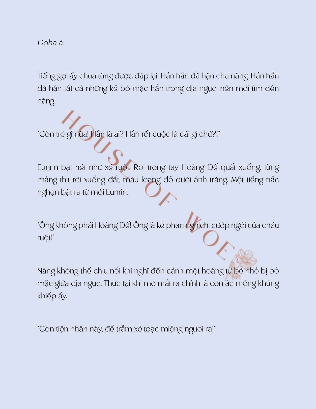 [NOVEL] ĐÊM KHÔNG TRĂNG Chap 36 - Next Chap 37