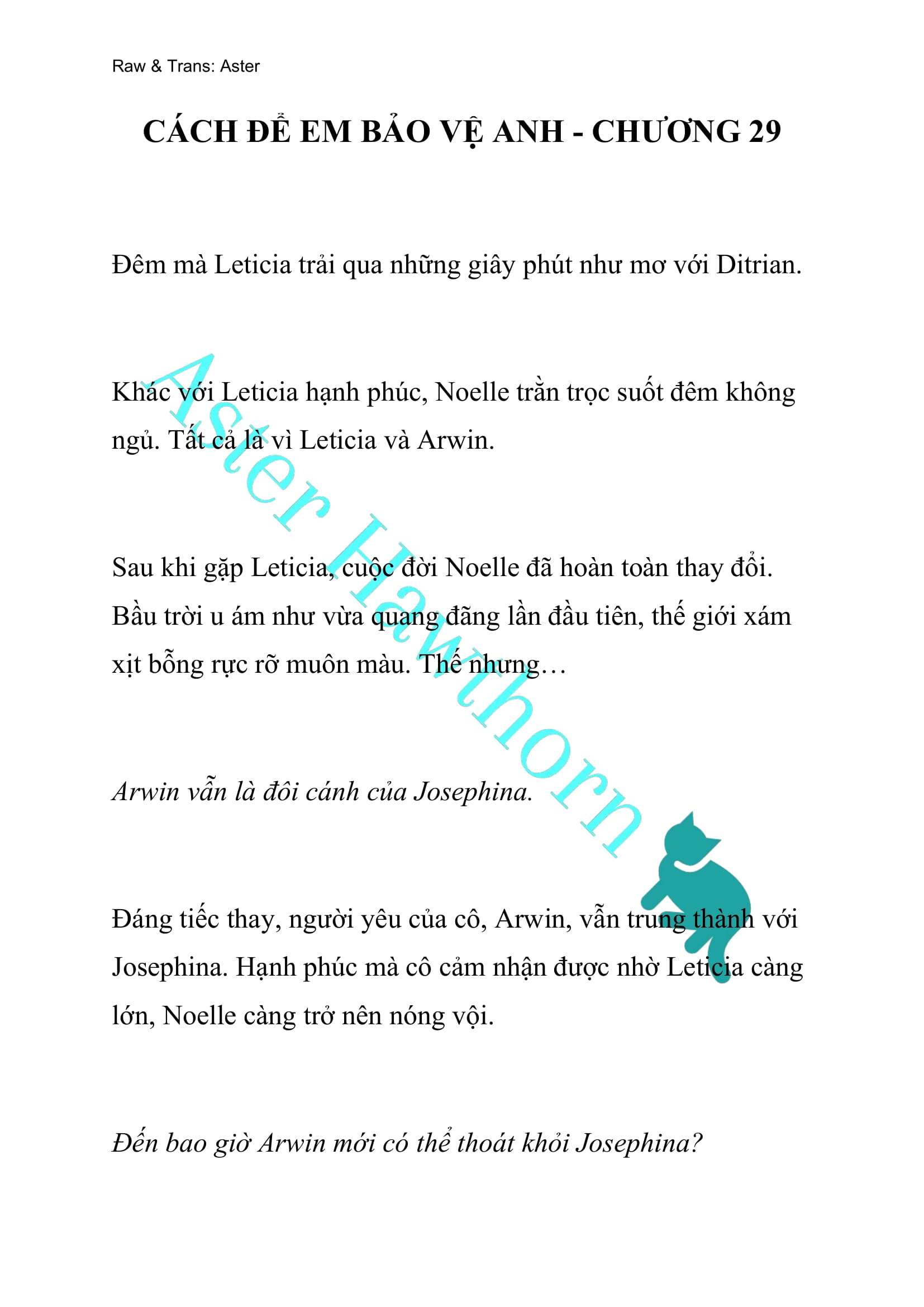 [NOVEL] Cách Để Em Bảo Vệ Anh Chap 29 - Next Chap 30