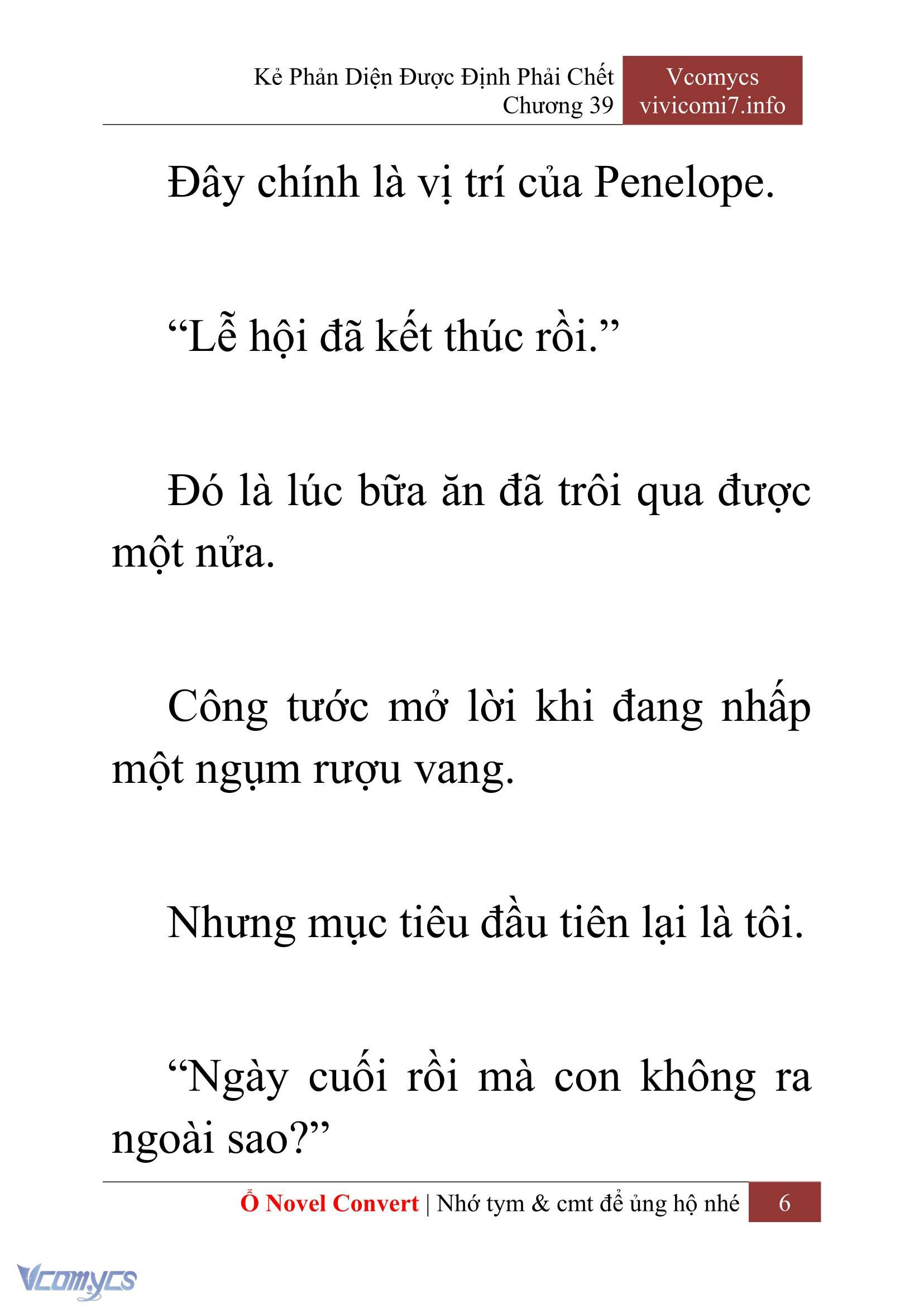 [Novel] Kẻ Phản Diện Được Định Phải Chết Chap 39 - Trang 2