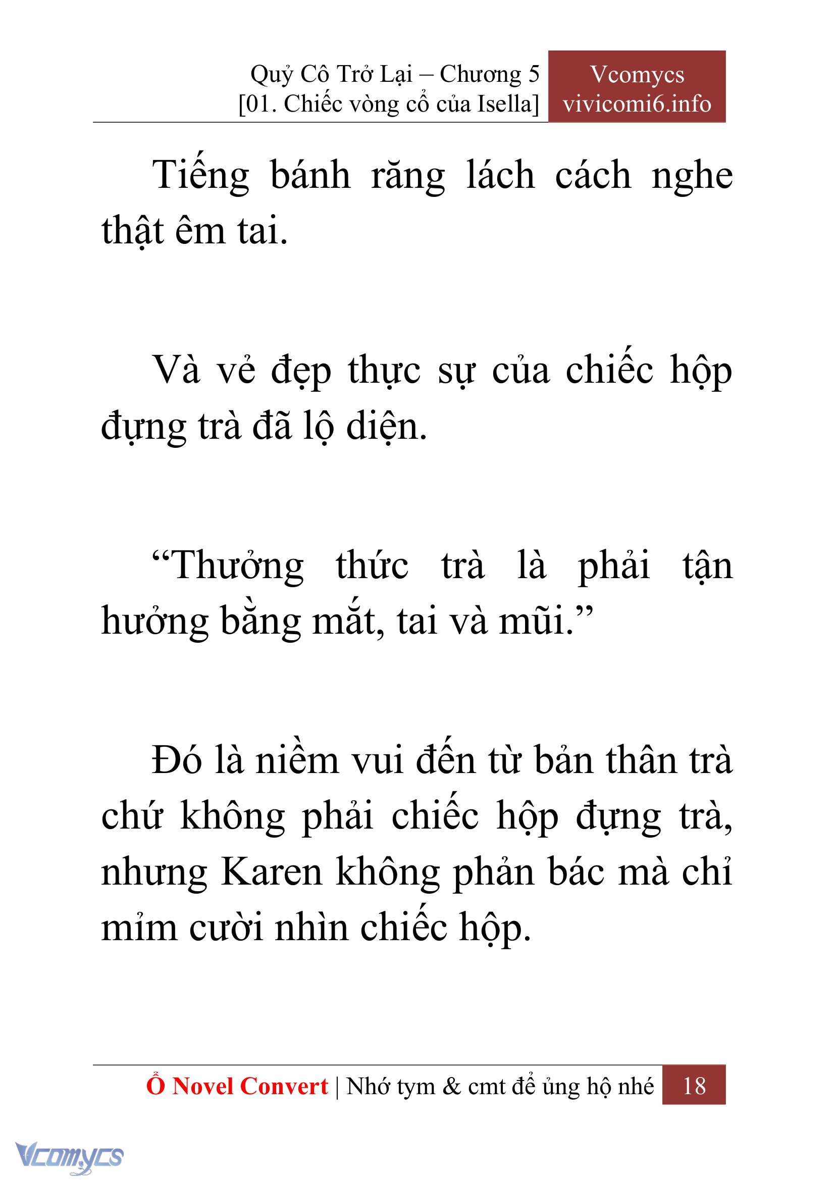 [Novel] Quý Cô Trở Lại Chap 5 - Trang 2
