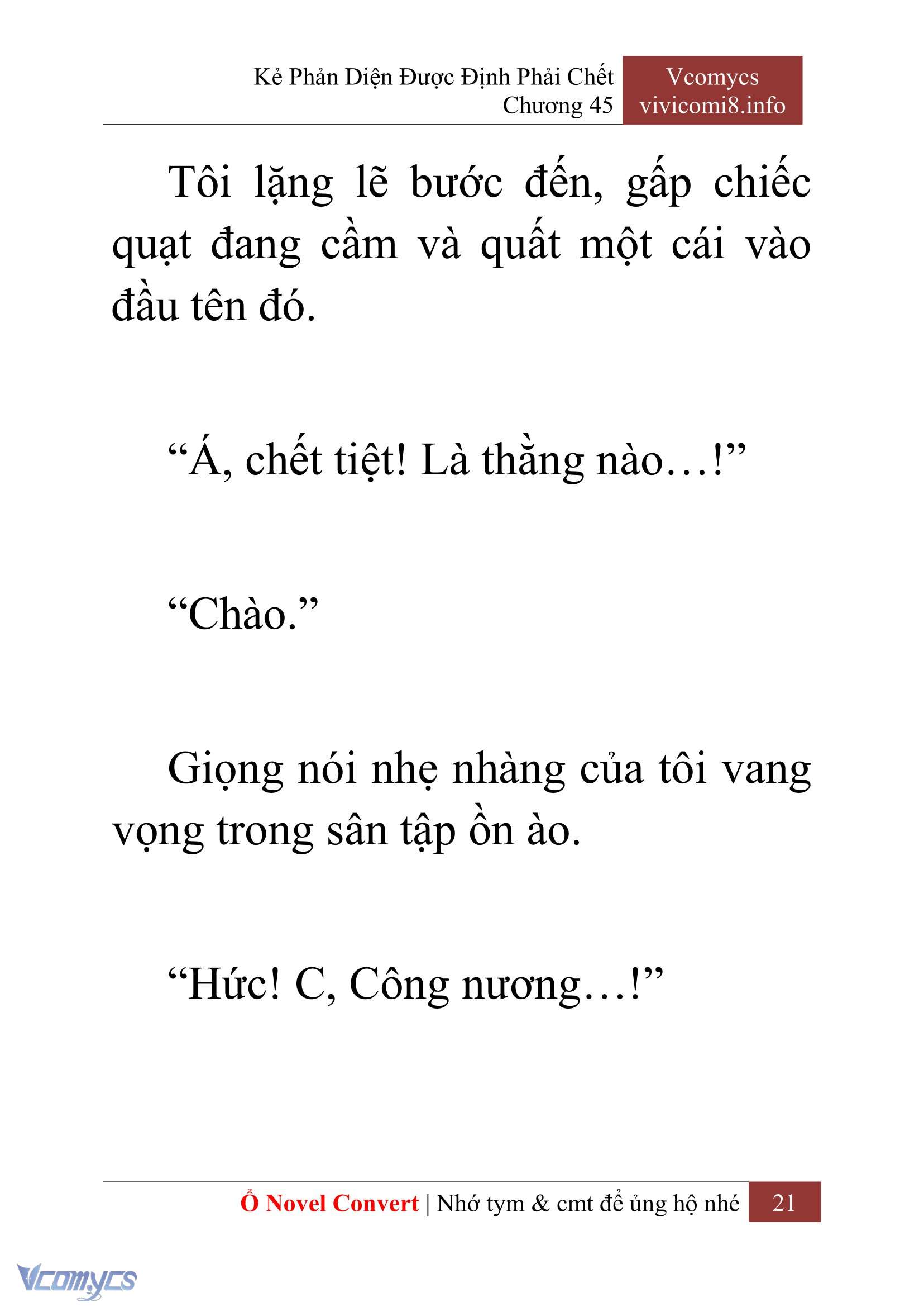[Novel] Kẻ Phản Diện Được Định Phải Chết Chap 45 - Trang 2