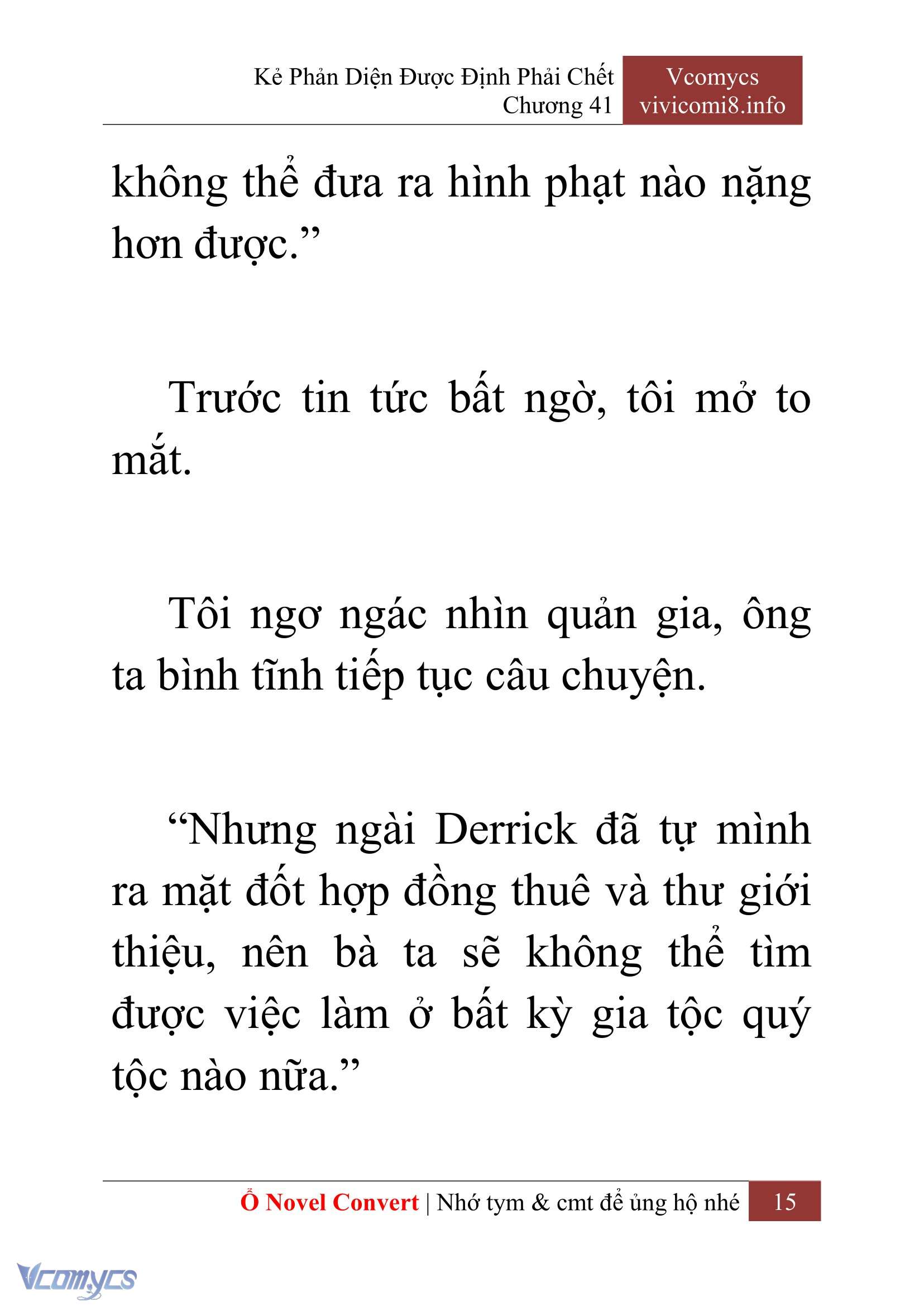 [Novel] Kẻ Phản Diện Được Định Phải Chết Chap 41 - Trang 2