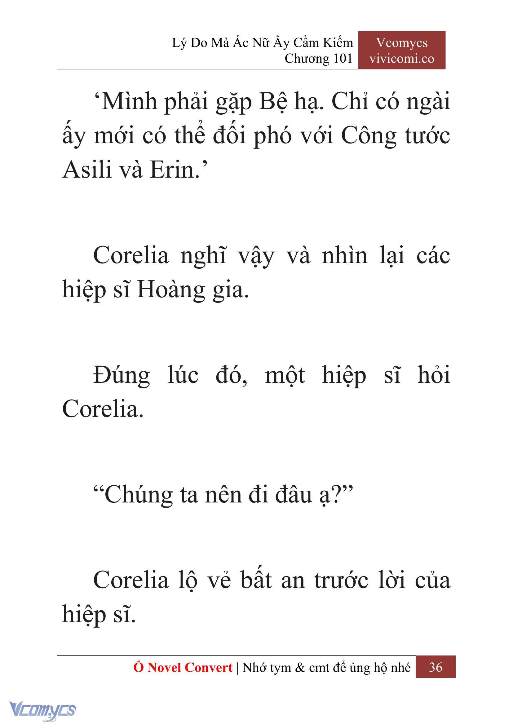 [Novel] Lý Do Mà Ác Nữ Ấy Cầm Kiếm Chap 101 - Next Chap 102