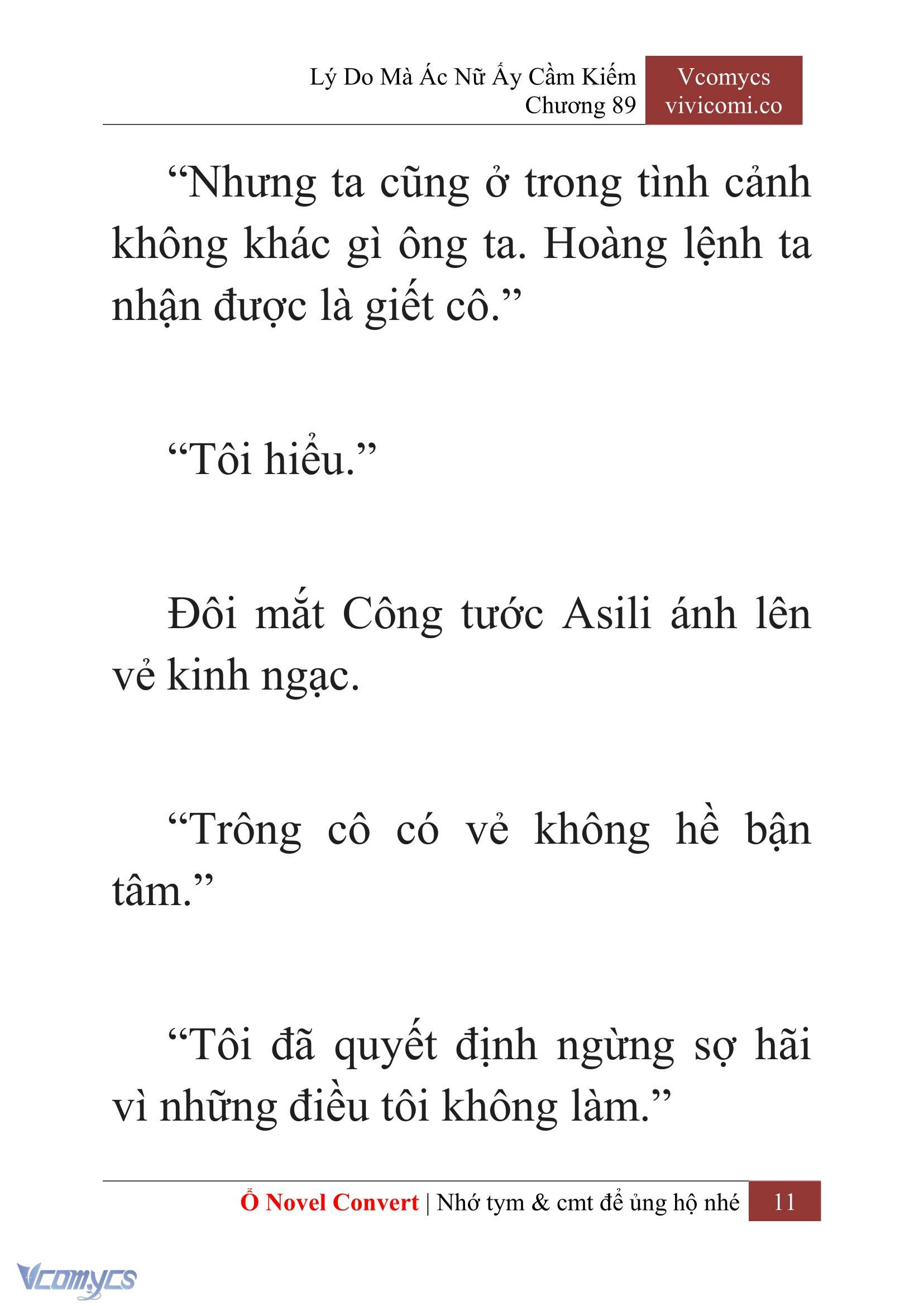 [Novel] Lý Do Mà Ác Nữ Ấy Cầm Kiếm Chap 89 - Trang 2