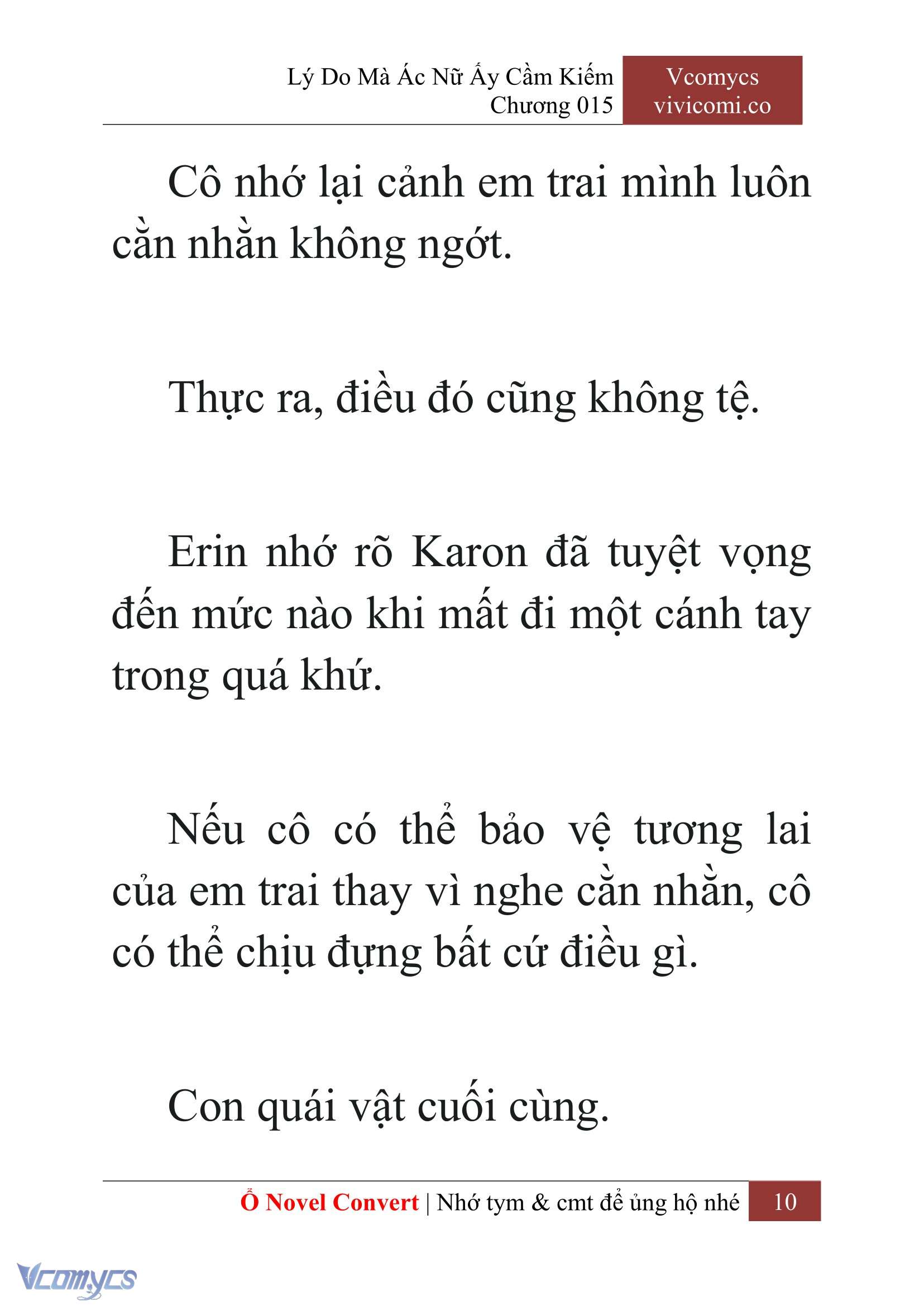 [Novel] Lý Do Mà Ác Nữ Ấy Cầm Kiếm Chap 15 - Trang 2