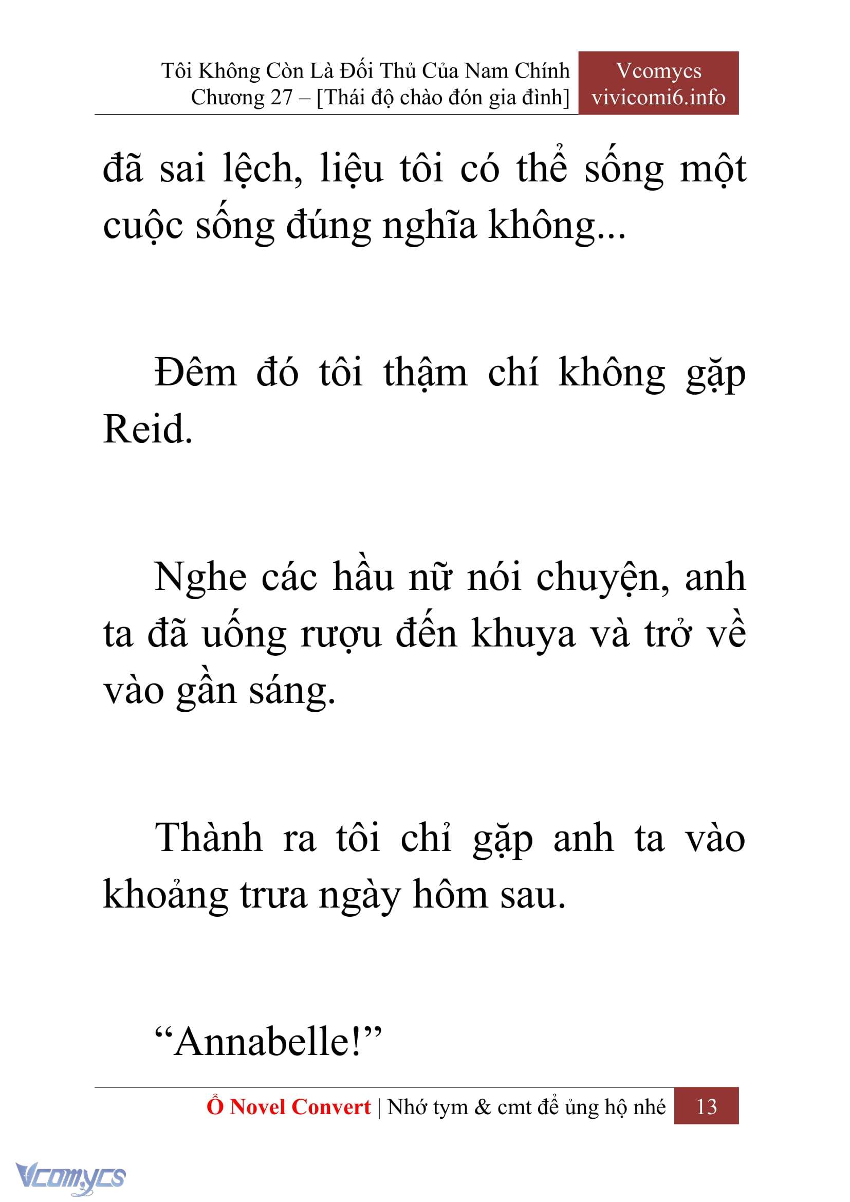 [Novel] Tôi Không Còn Là Đối Thủ Của Nam Chính Chap 27 - Trang 2