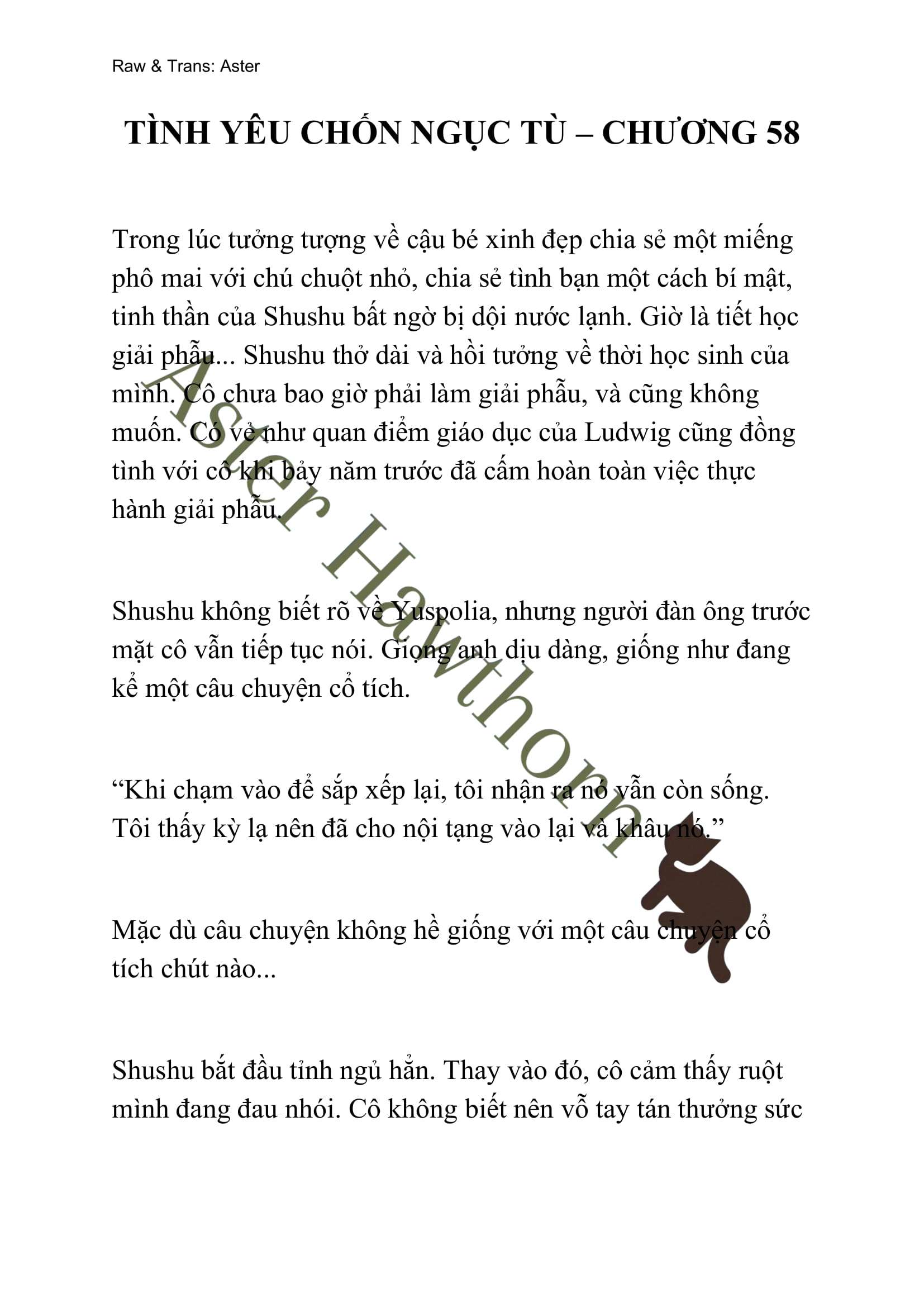 [NOVEL] Tình Yêu Chốn Ngục Tù Chap 58 - Next Chap 59