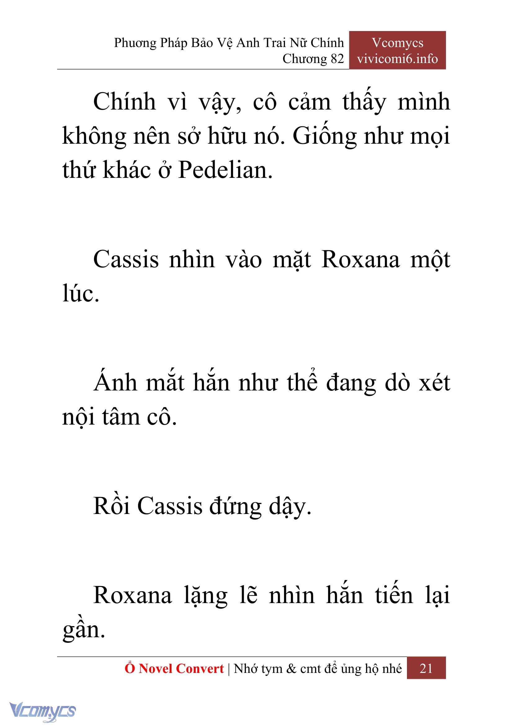 [Novel] Phương Pháp Bảo Vệ Anh Trai Nữ Chính Chap 82 - Trang 2