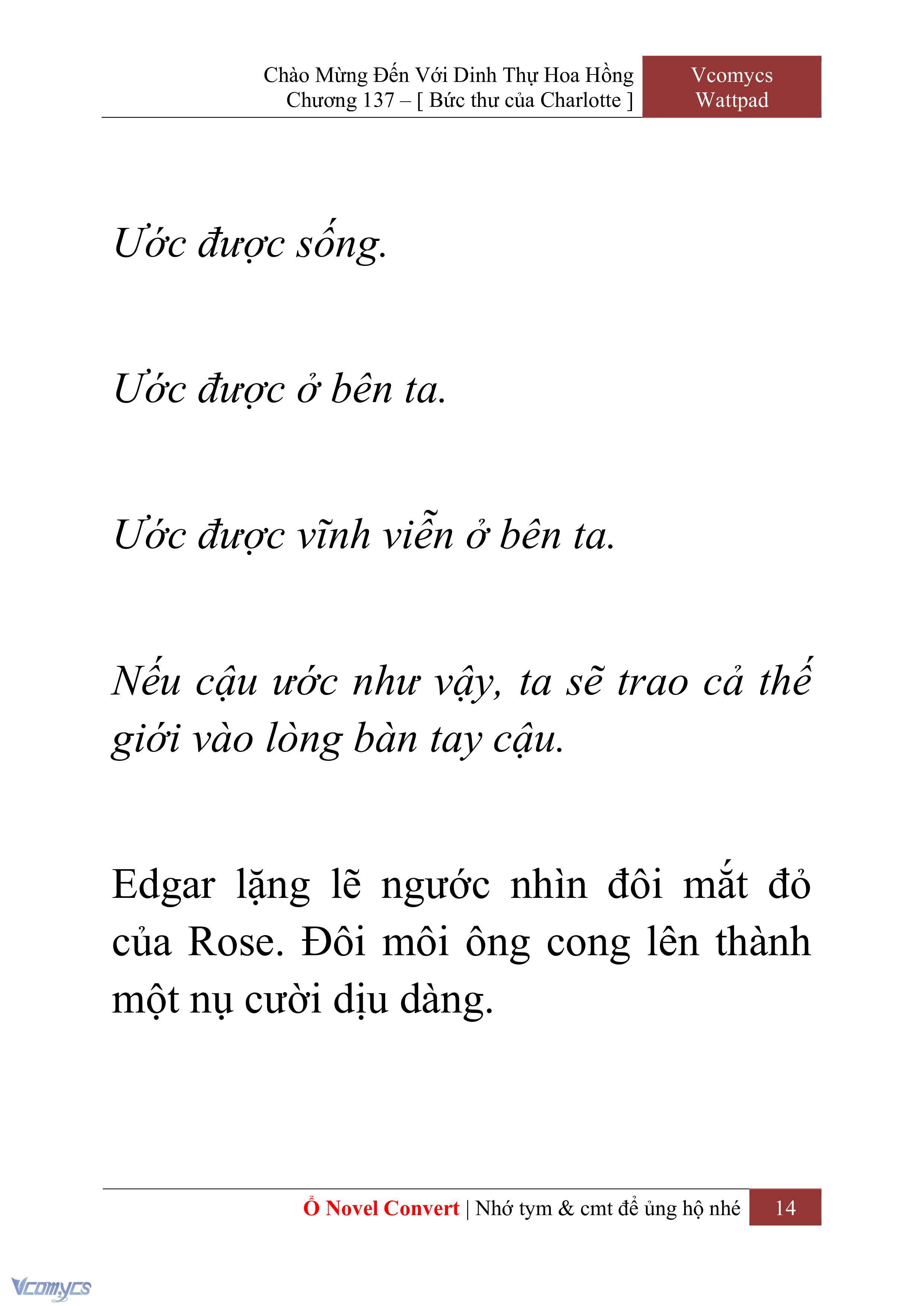 [Novel] Chào Mừng Đến Với Dinh Thự Hoa Hồng Chap 137 - Trang 2