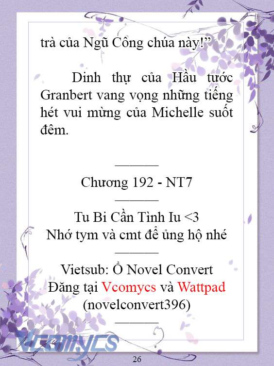 [Novel] Làm Ác Nữ Bộ Không Tốt Sao? Chap (NT7) - Trang 2
