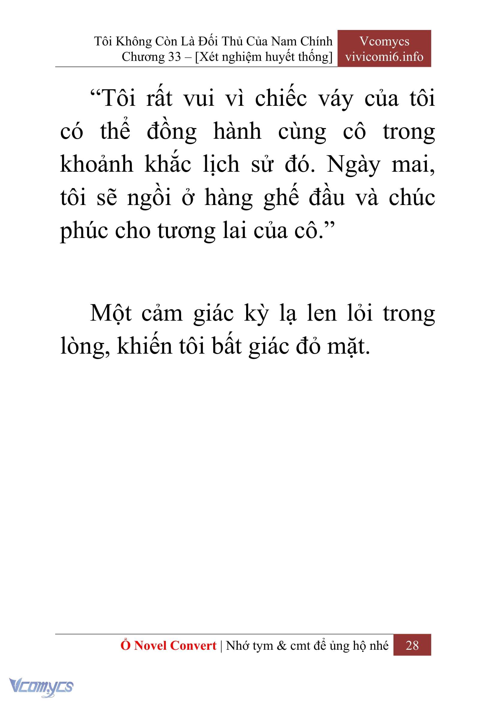 [Novel] Tôi Không Còn Là Đối Thủ Của Nam Chính Chap 33 - Trang 2