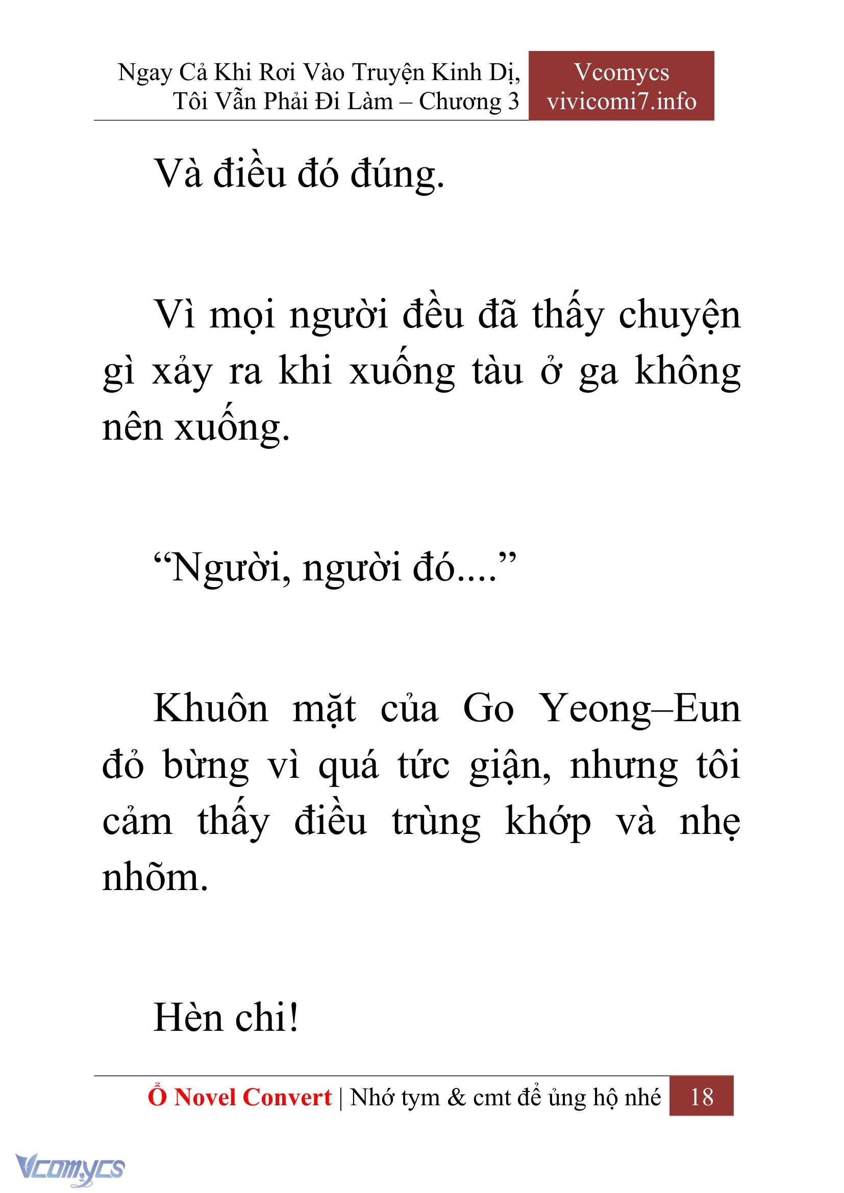 [Novel] Ngay Cả Khi Rơi Vào Truyện Kinh Dị, Tôi Vẫn Phải Đi Làm Chap 3 - Trang 2